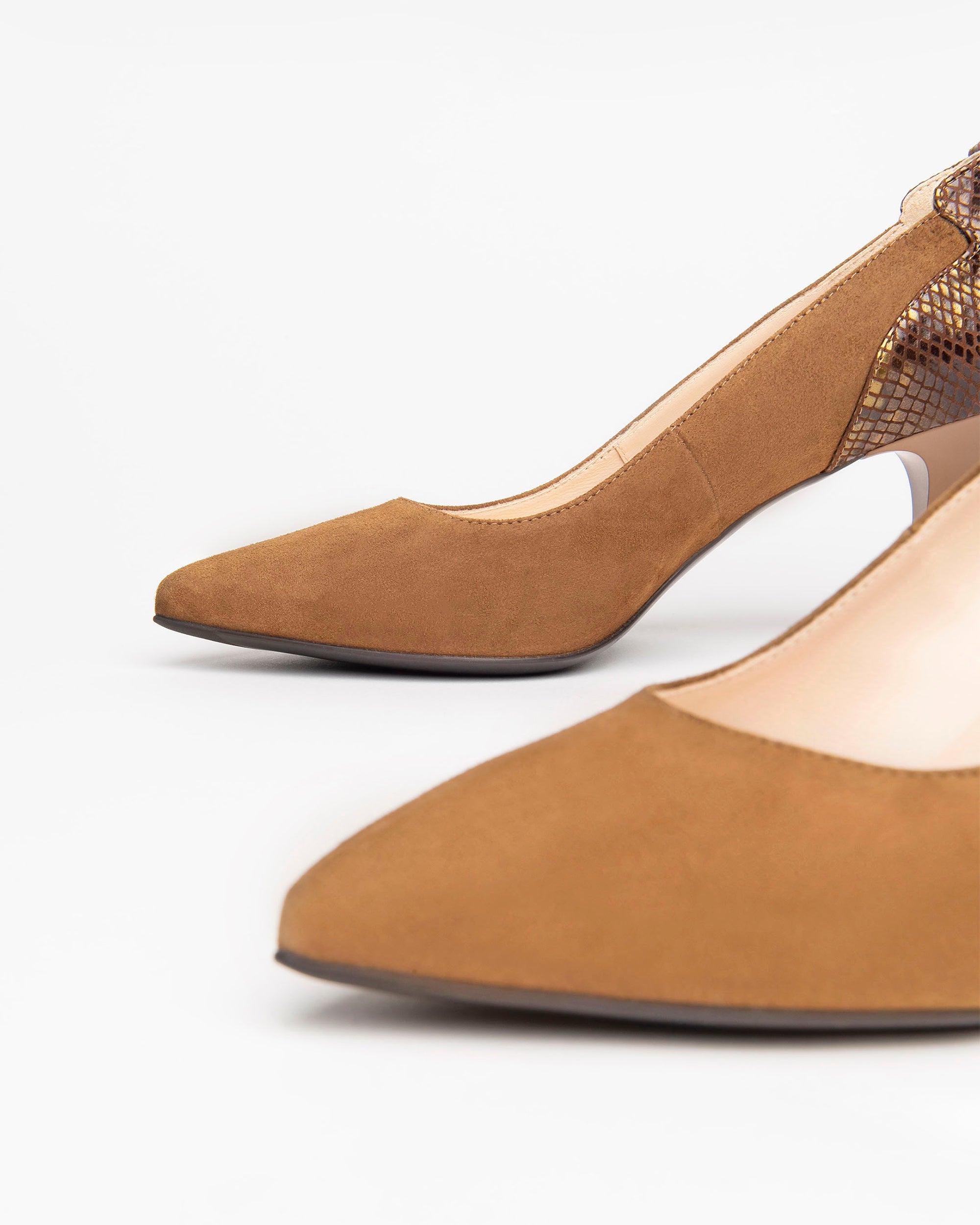 Nero Giardini Décolleté Escarpins Cuir Talon 7,5 cm Imprimé