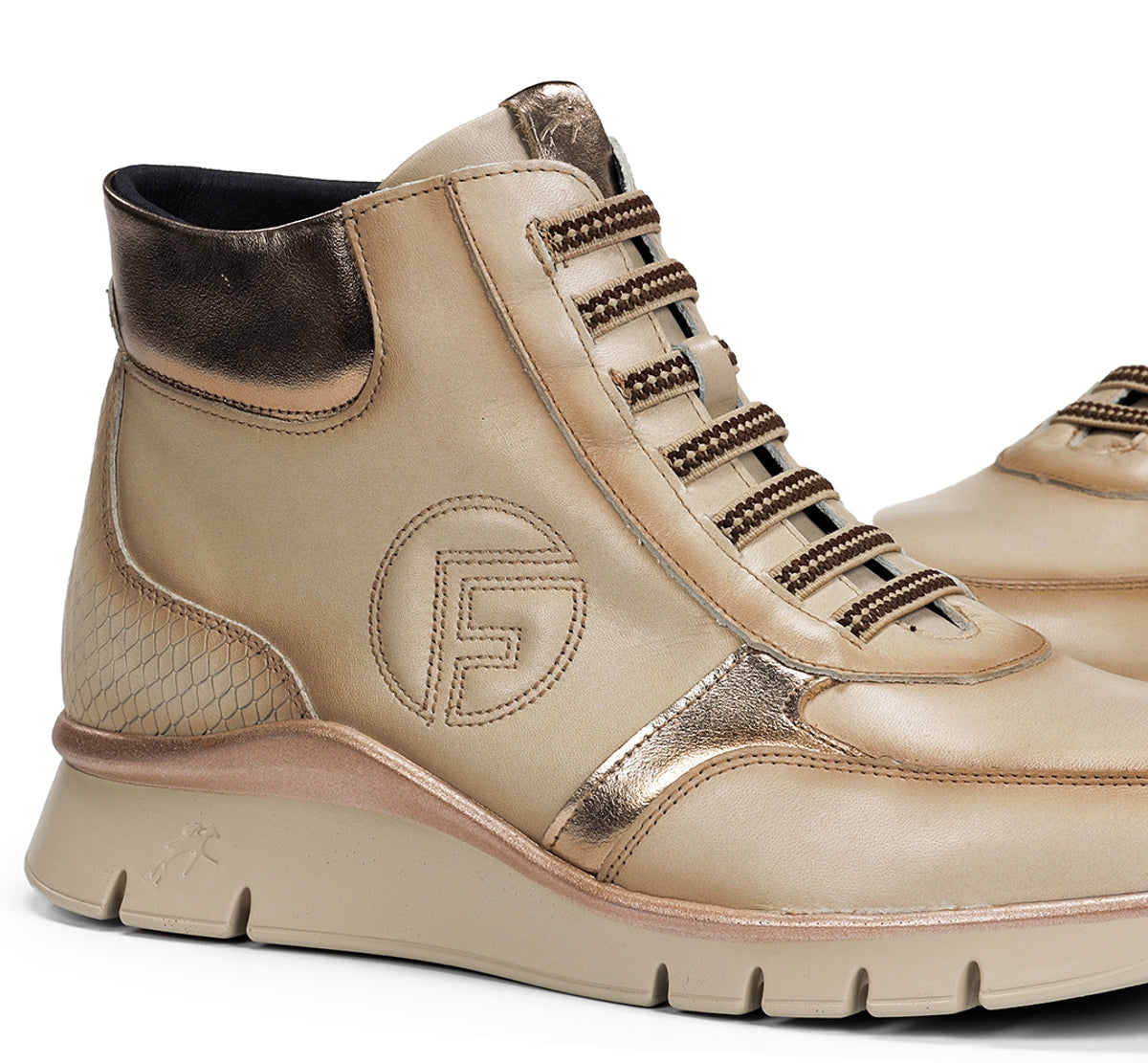 Fluchos Union F2077 bottine blanche femme confortable