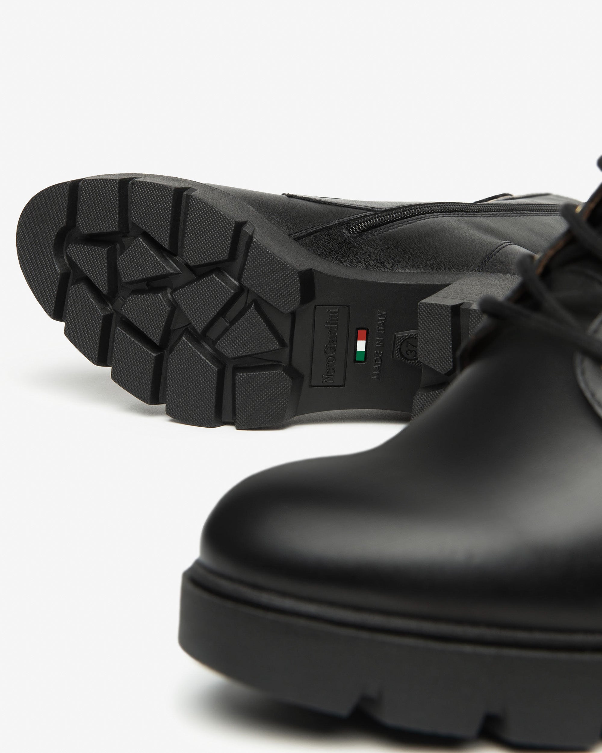Nero Giardini Combat Boots bottines cuir femme