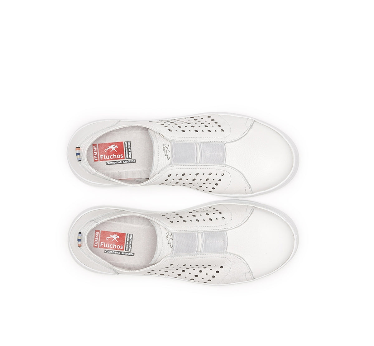 Fluchos Pompas F1423 basket blanche femme