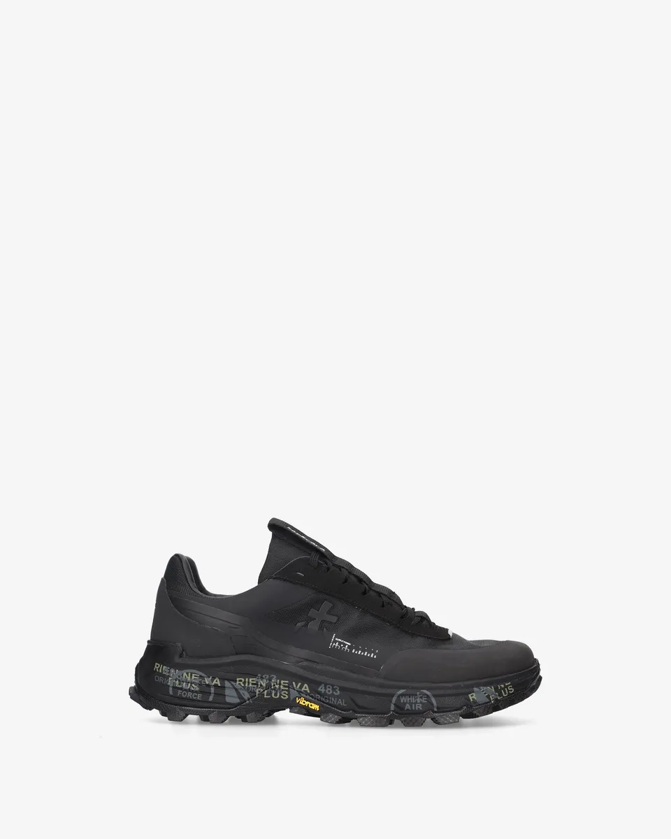 Premiata Devin 503 baskets noires techniques Vibram