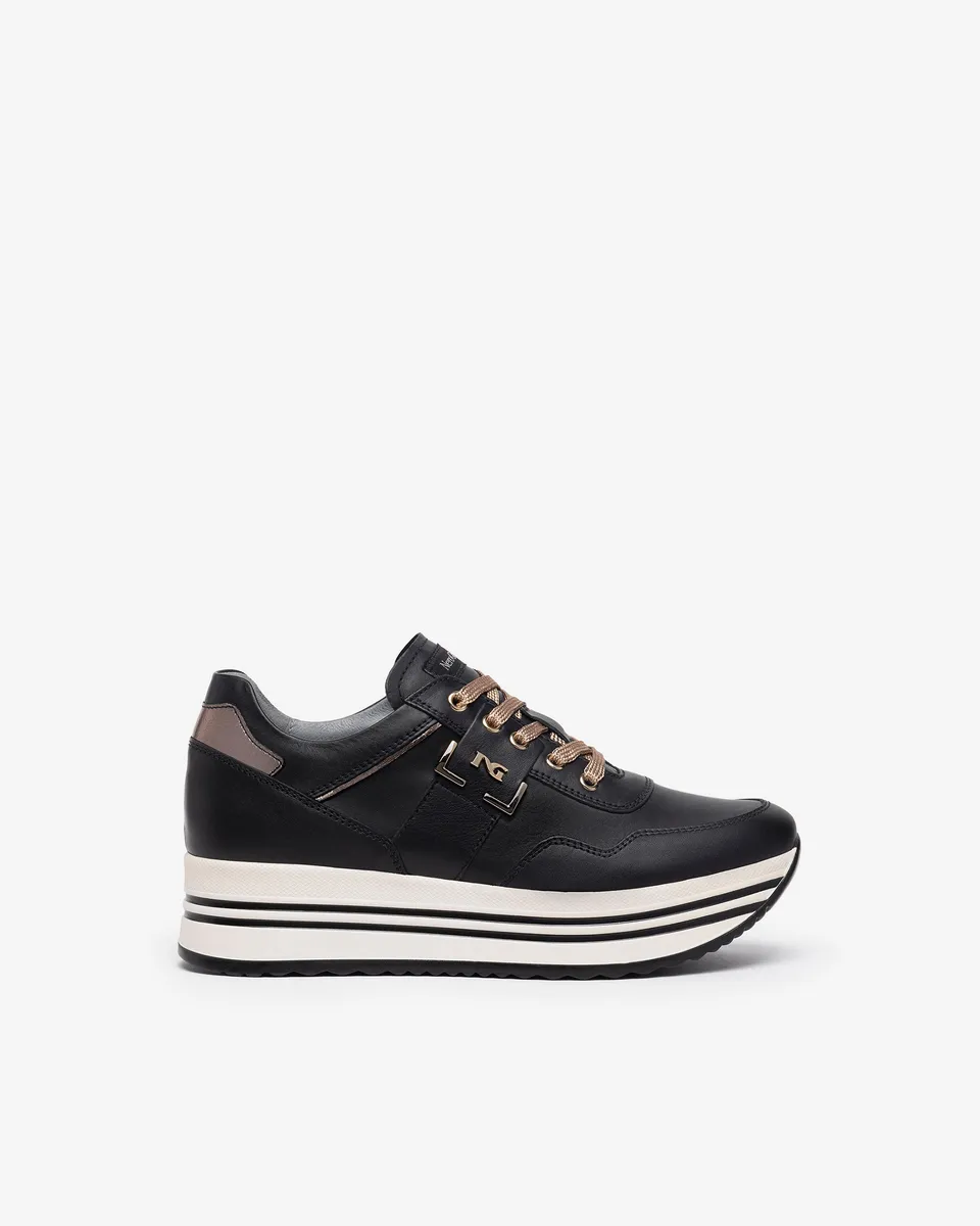 Nero Giardini Sneakers baskets cuir femme DryGo