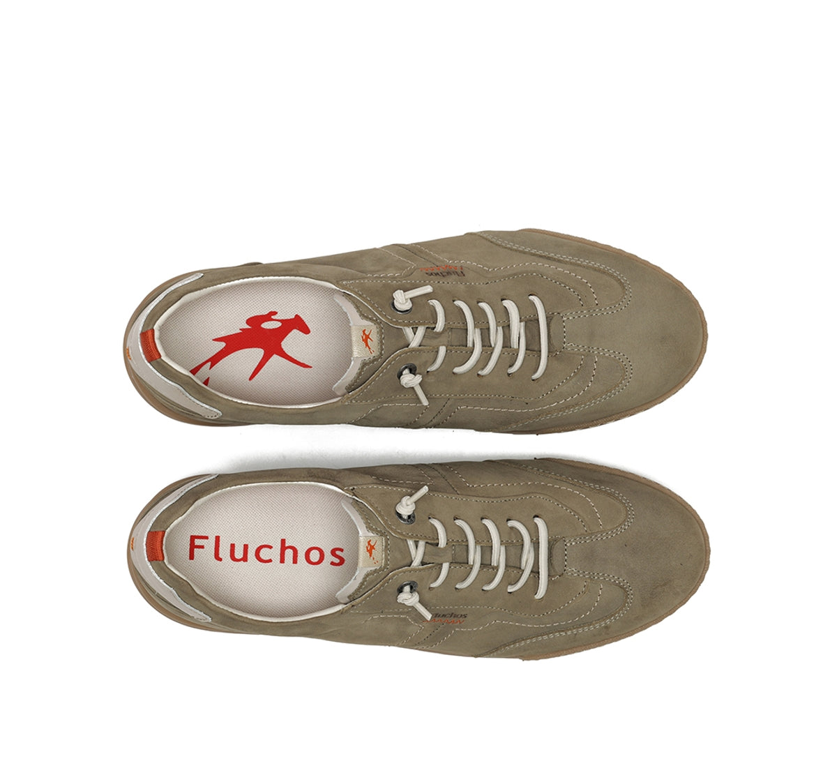Fluchos Elder F2383 baskets vertes homme cuir