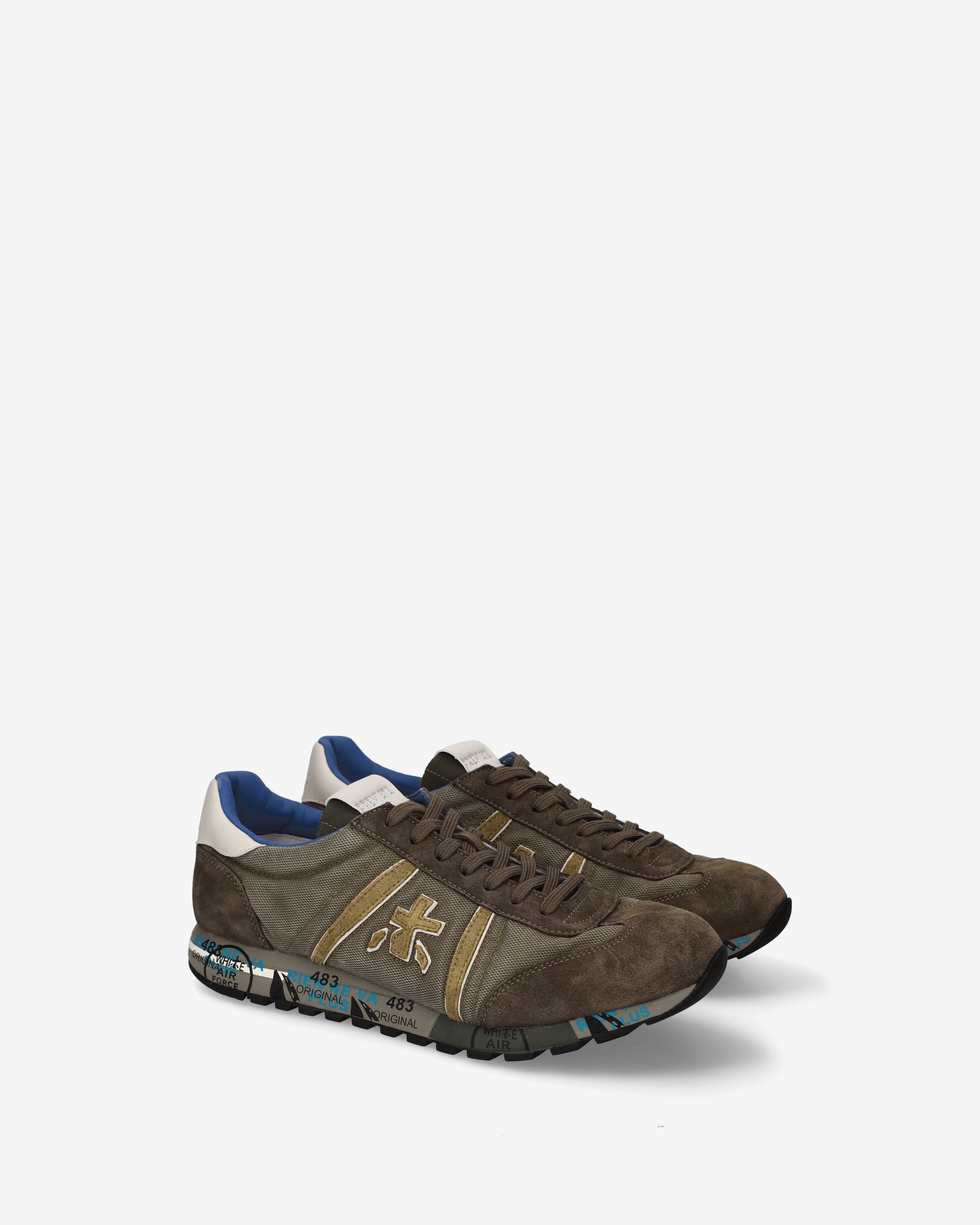Premiata Lucy 8431 baskets taupe marron