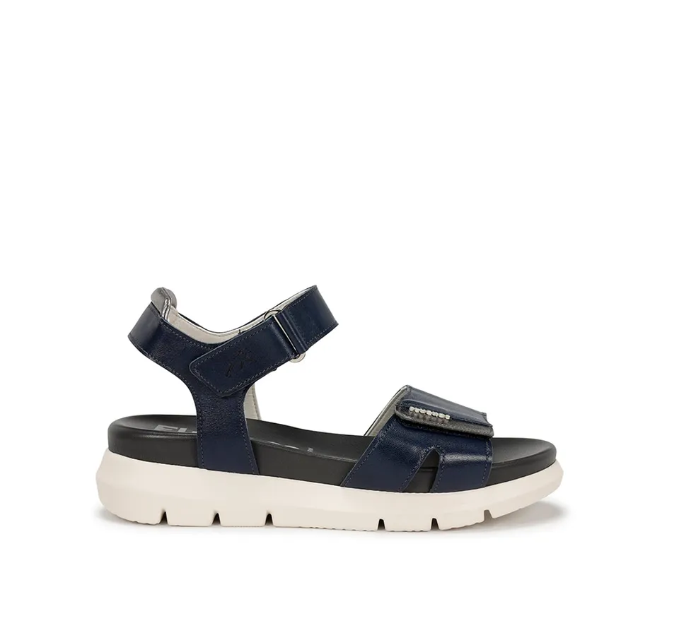 Fluchos Hellen F1708 Sandales Femme Bleu Réglables