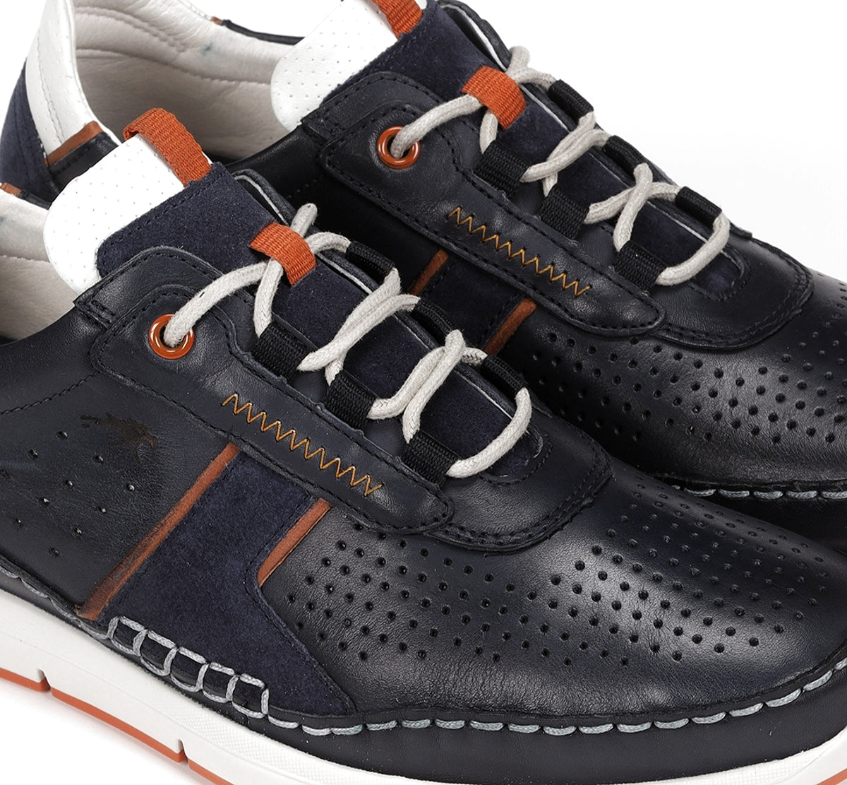 Fluchos Yannic F1442 baskets homme bleues lacets