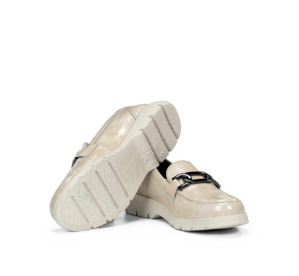 Fluchos Gladis F1794 mocassin femme gris