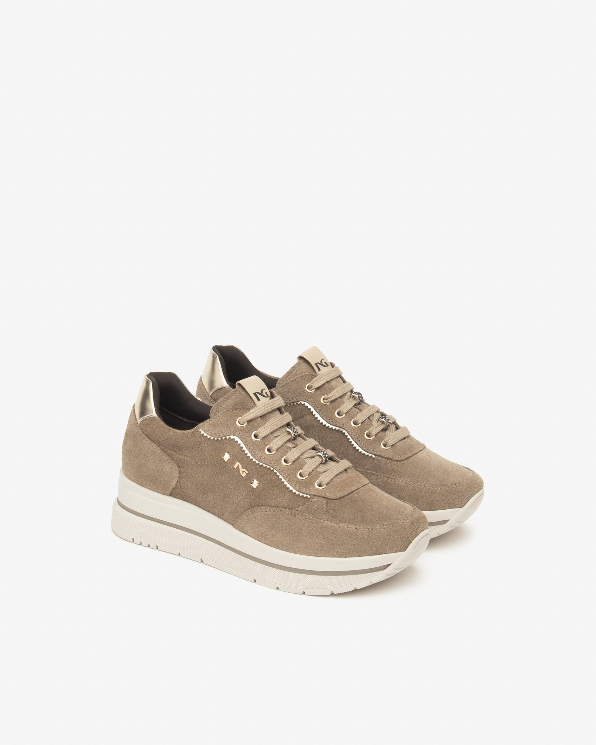 Nero Giardini Sneakers Daim Tissu Femme 38