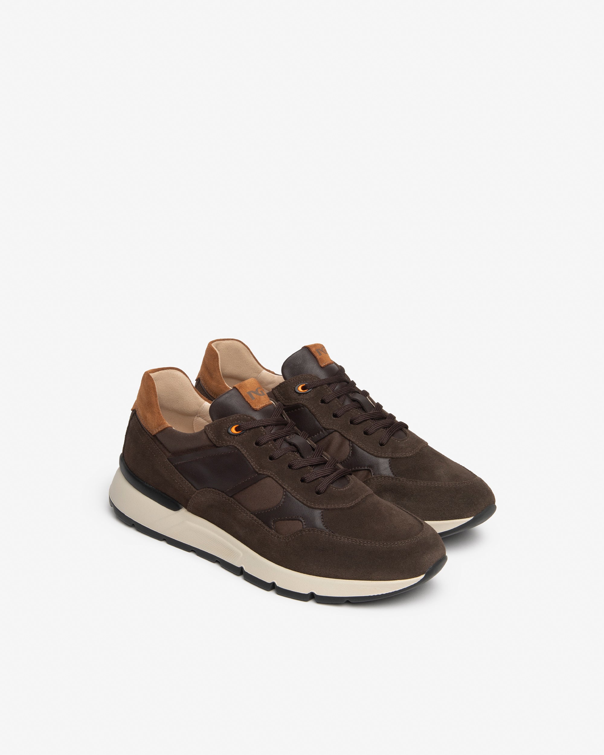 Nero Giardini Sneakers baskets homme daim cuir