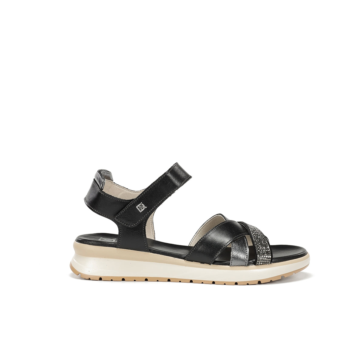 Fluchos Dorking Ter D9728 sandale femme noire confort