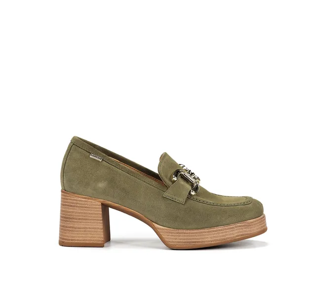 Dorking by Fluchos Cristel D9438 mocassin femme vert