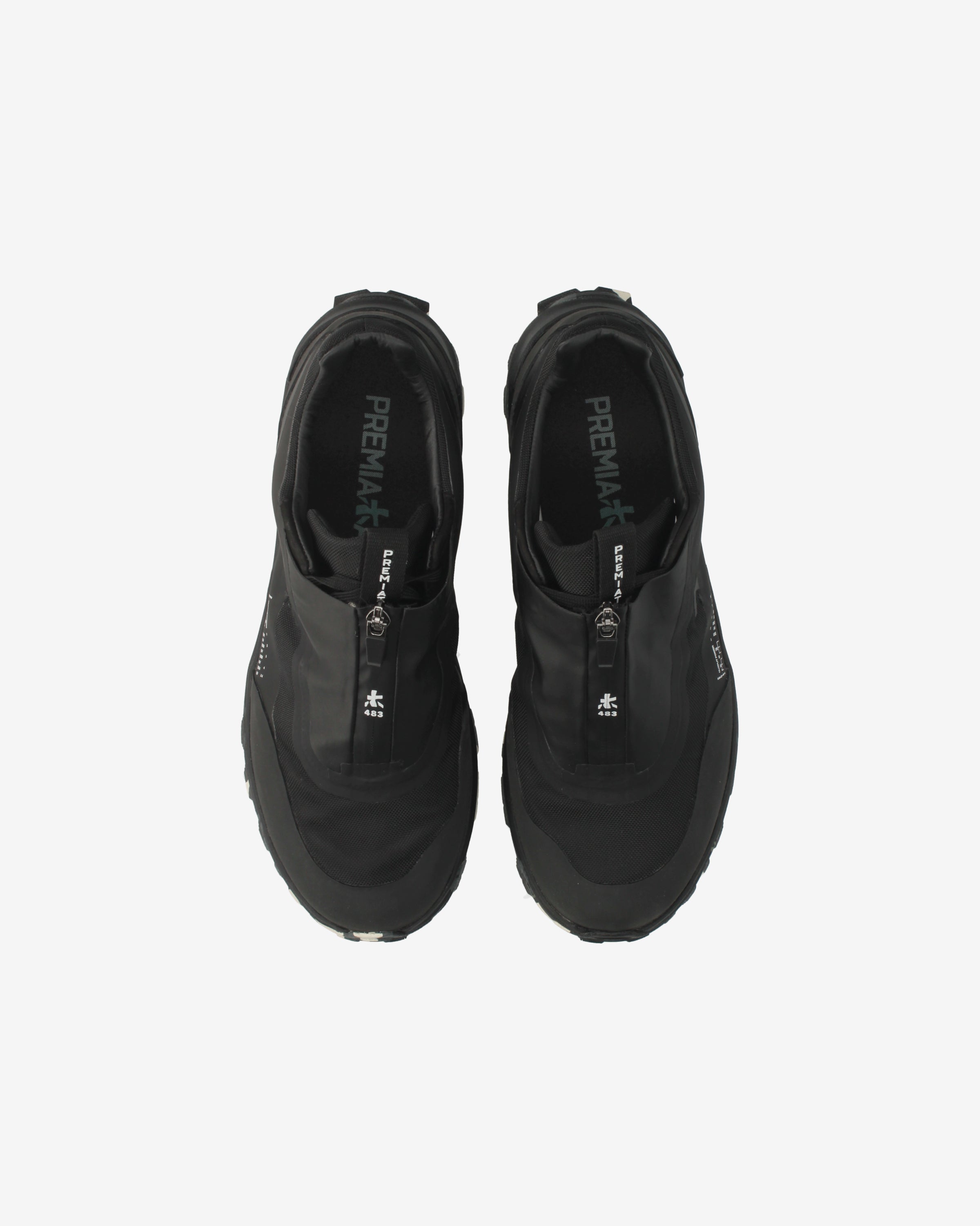 Premiata Sciliar 498 sneakers noires zip Vibram