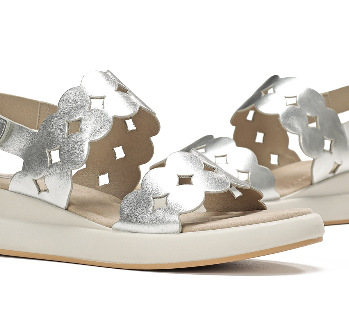 Dorking by Fluchos Slam D9291 sandale argent femme