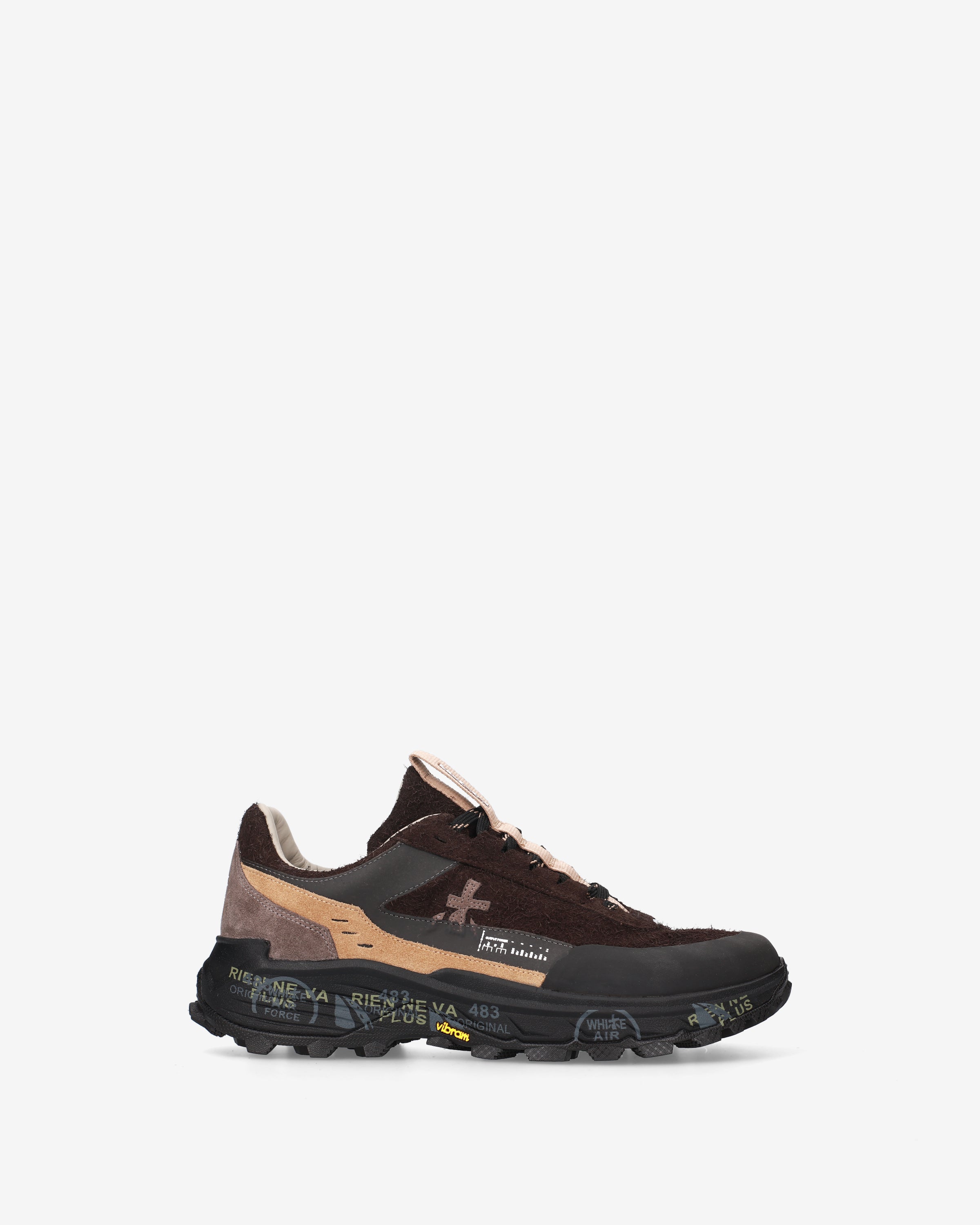 Premiata Devin 500 sneakers homme marron Vibram