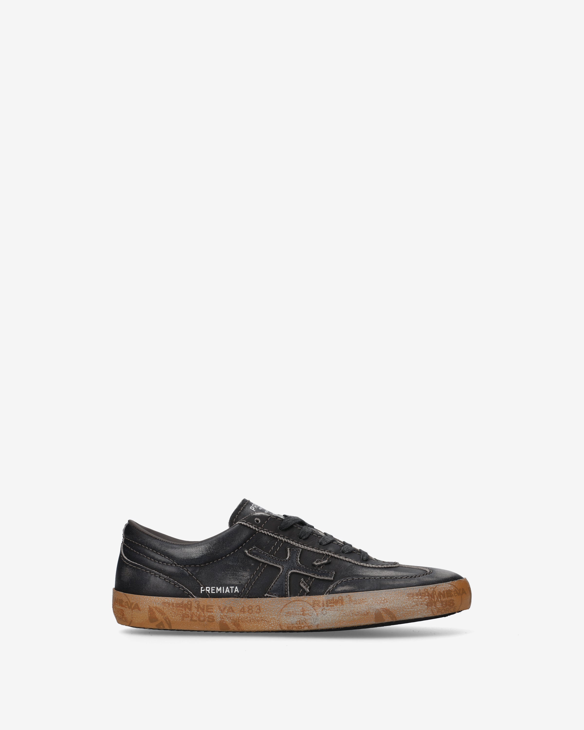 Premiata David 8599 Sneakers Cuir Noir Homme