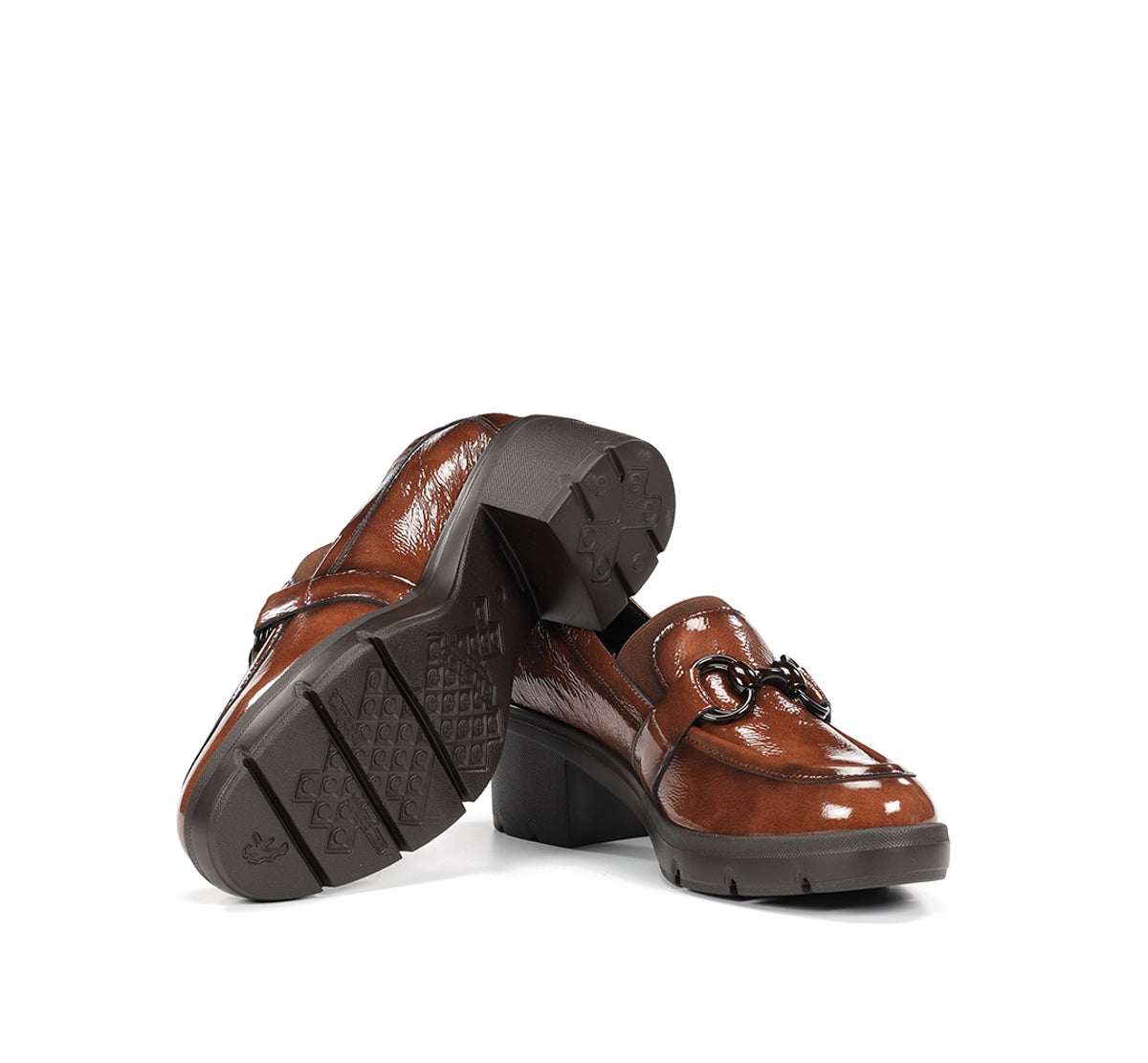 Fluchos Fugaz F2111 mocassins femme marron talon