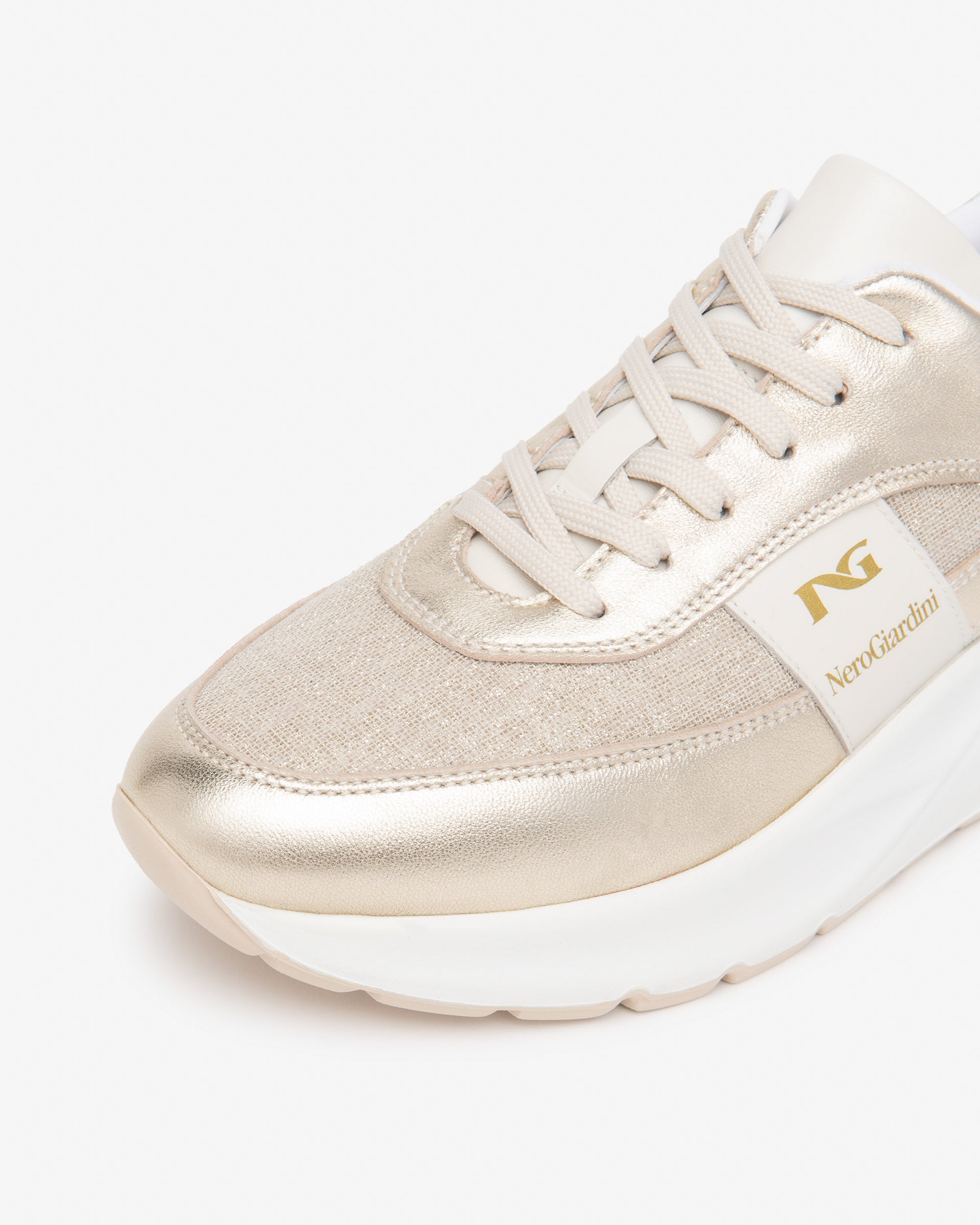 Nero Giardini Sneakers Baskets Femme Daim et Tissu