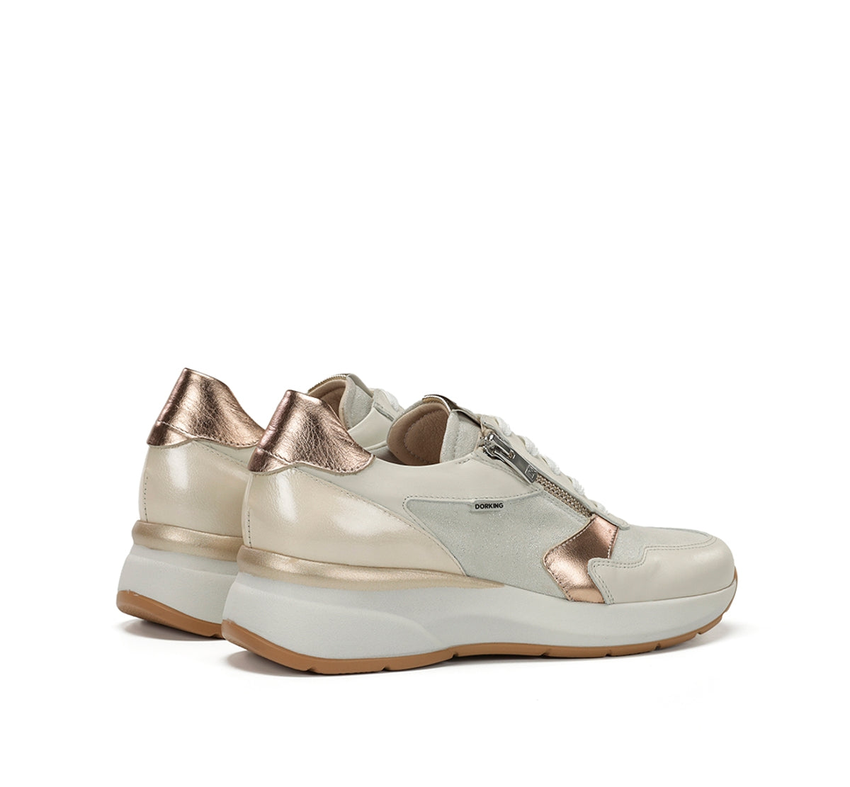 Dorking Flix D9673 baskets blanc femme cuir