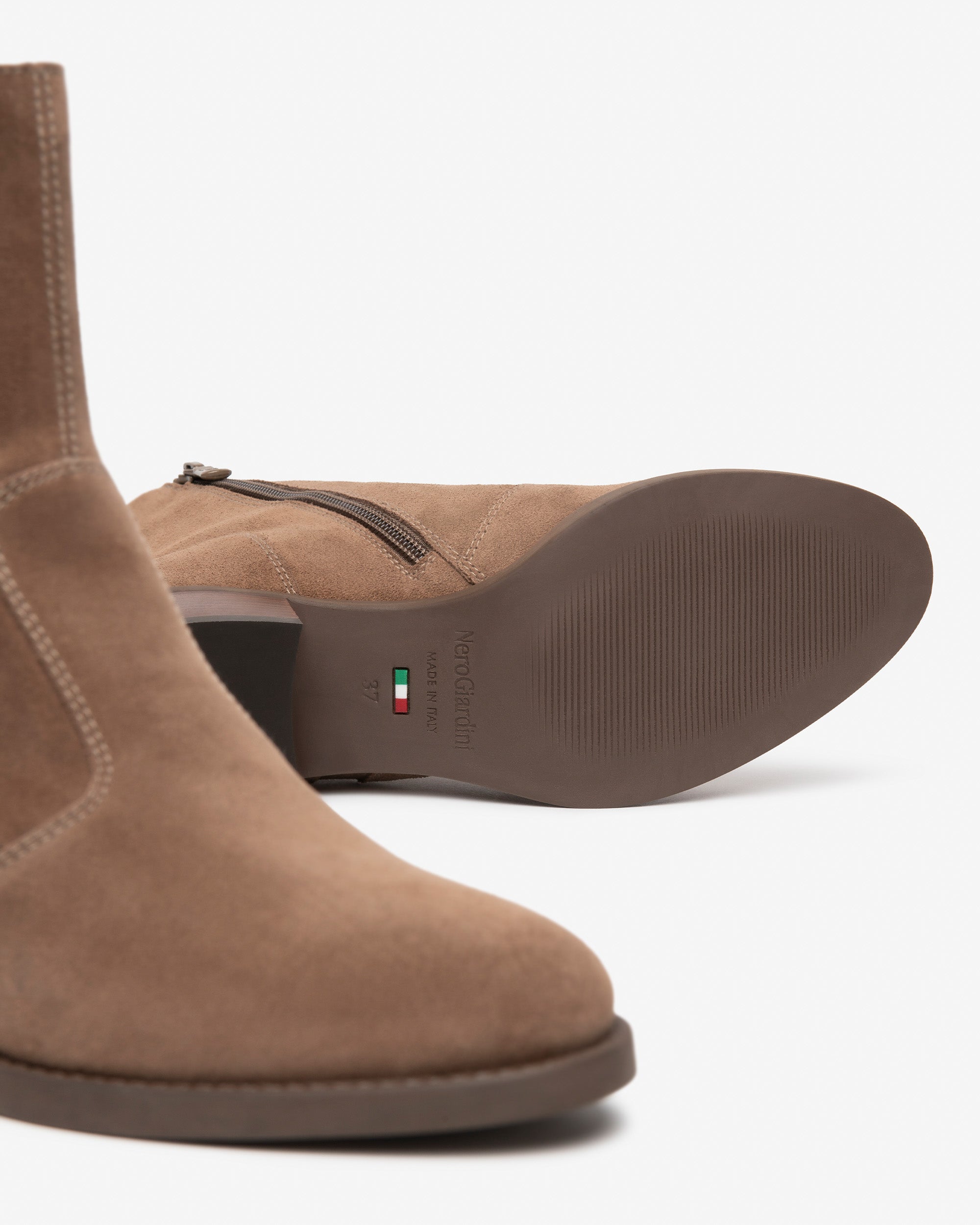 Nero Giardini Ankle Boots Bottines Suède Femme Talon