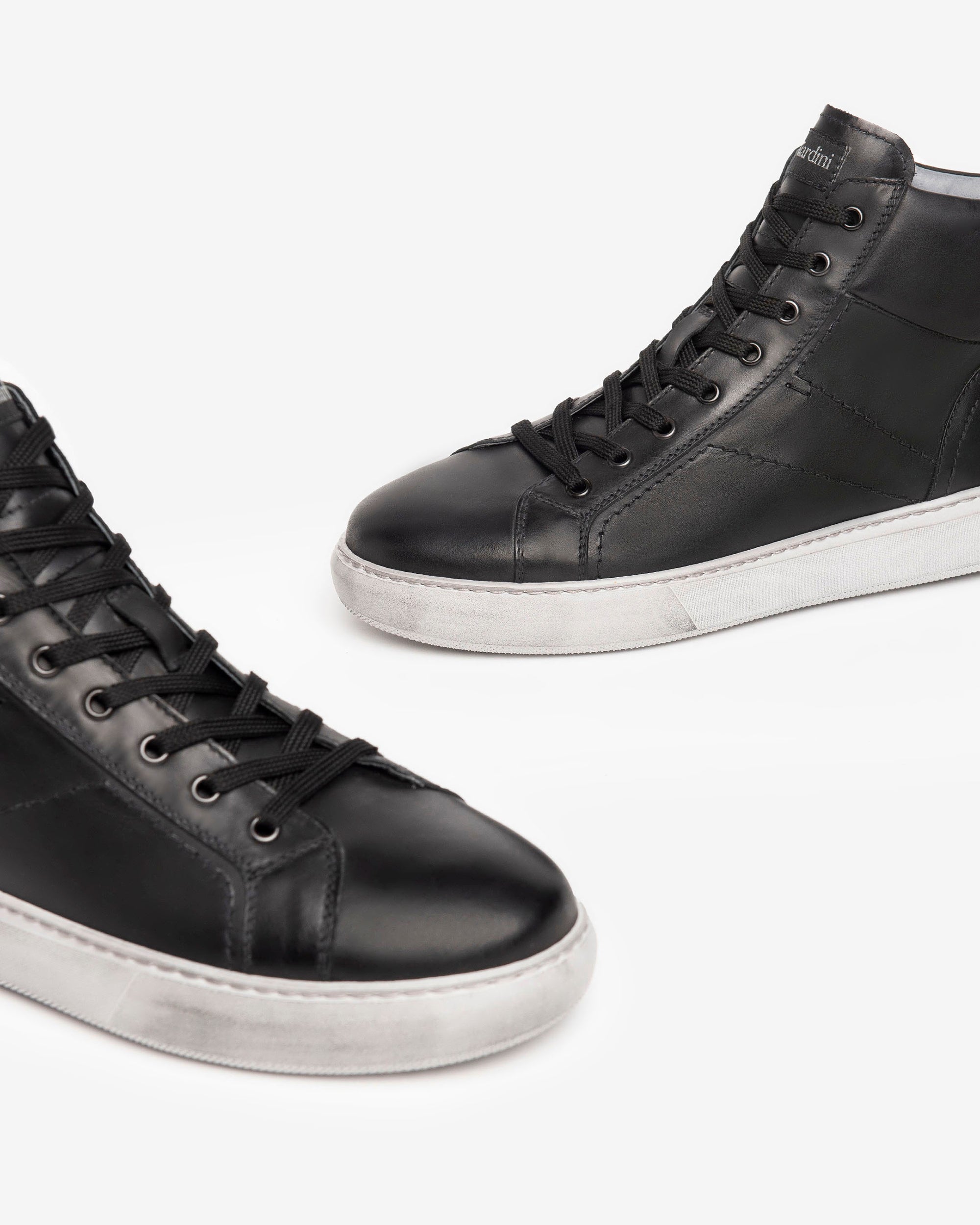 Nero Giardini Sneakers Baskets Cuir Homme Montantes