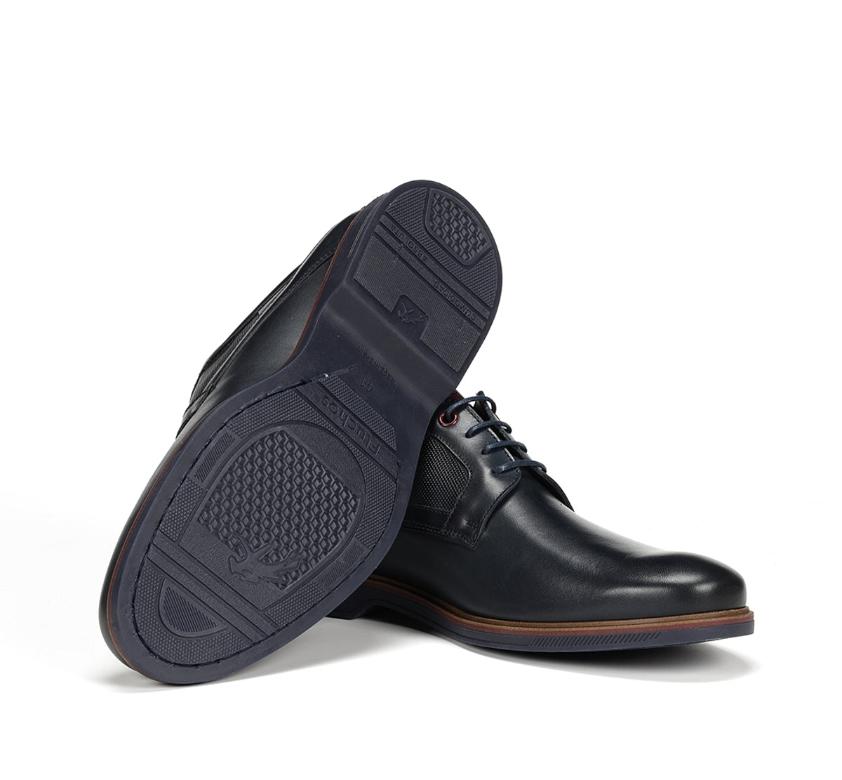 Fluchos Tristan F1857 chaussure bleu cuir homme
