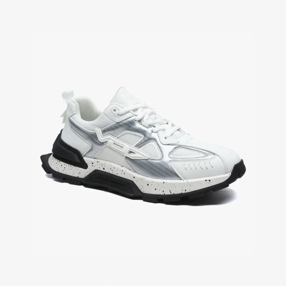 VO7 Paname Racer Silver sneaker argent cuir homme