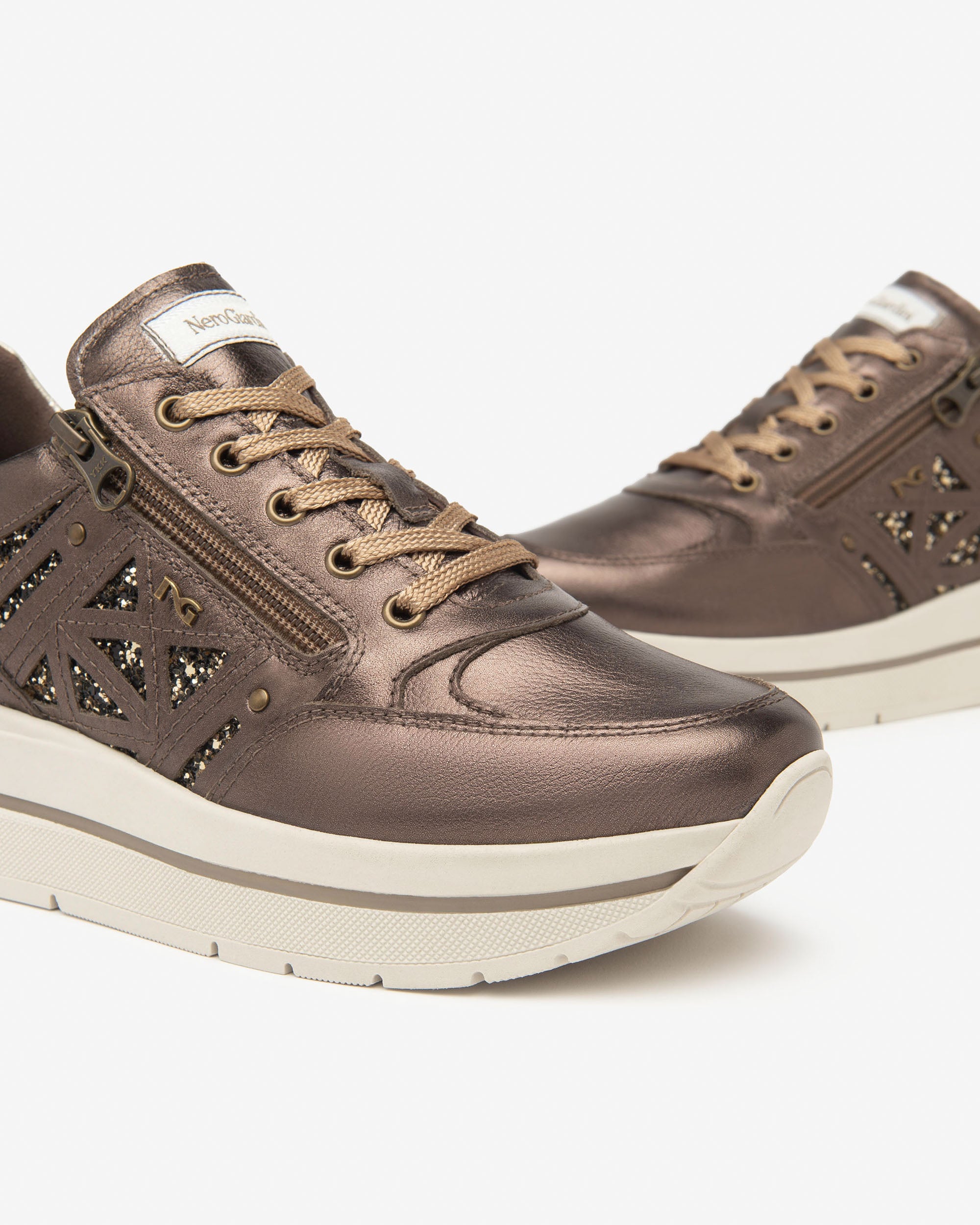 Nero Giardini Sneakers baskets femme cuir confort