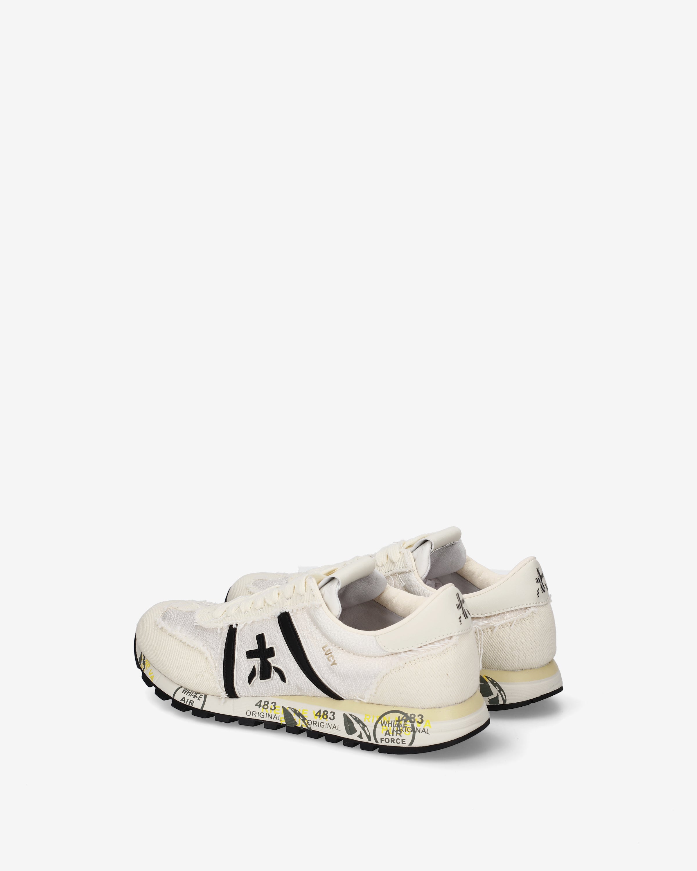 Premiata Lucyd 0.1 8139 sneakers toile crème femme
