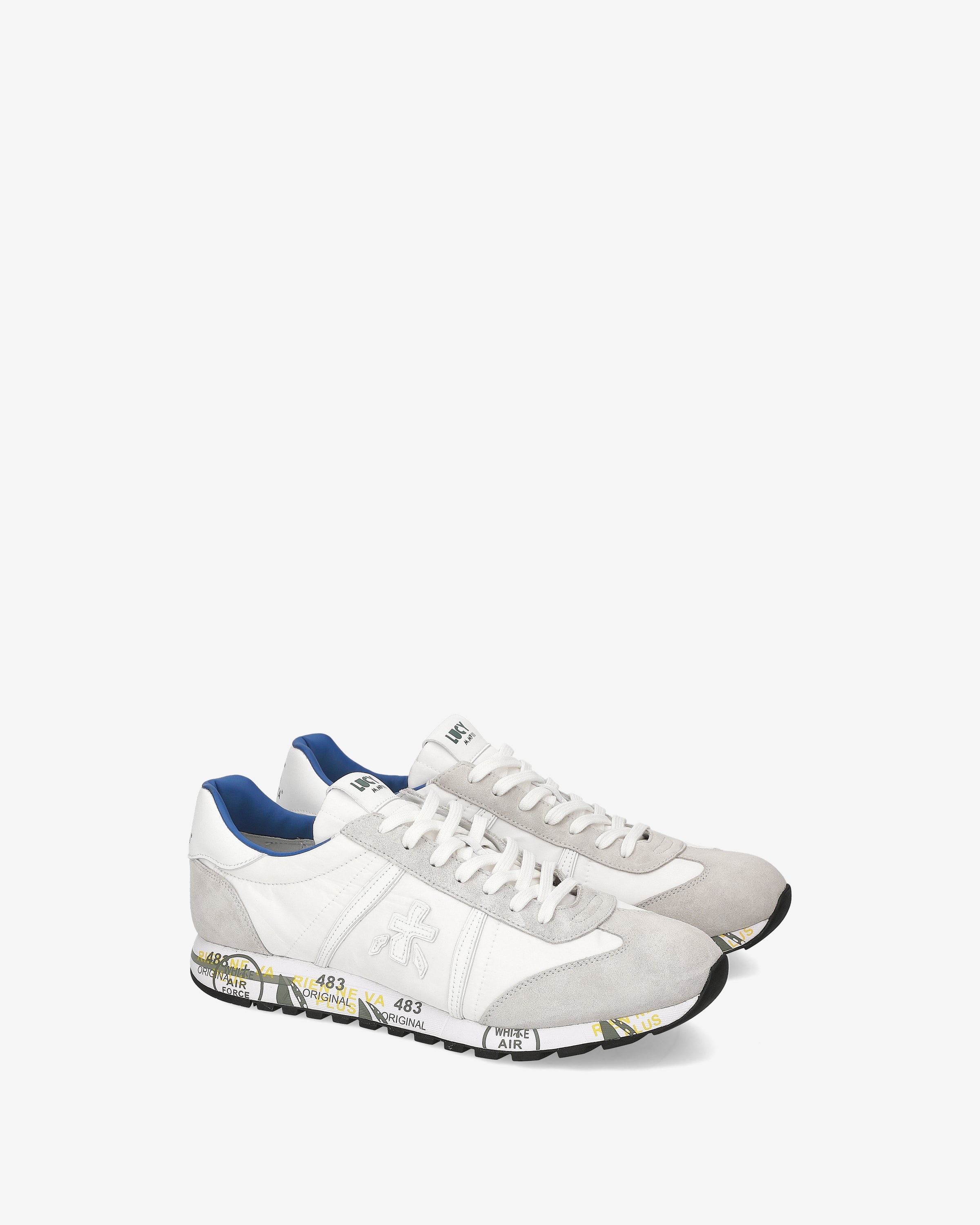 Premiata Lucy 6915 sneakers blanc gris bleu pointure 42