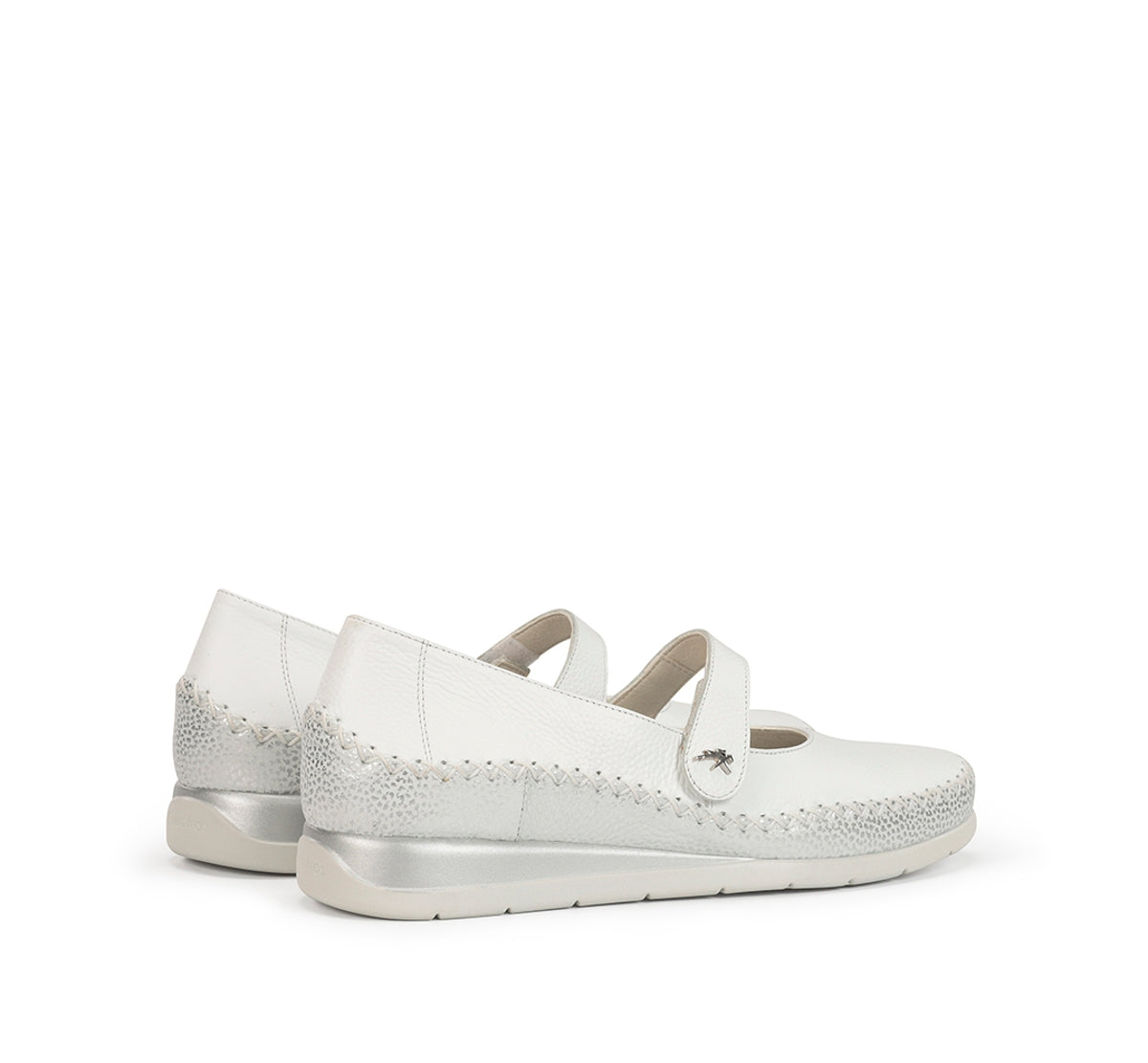 Fluchos Sella F2146 chaussures blanc femme compensées