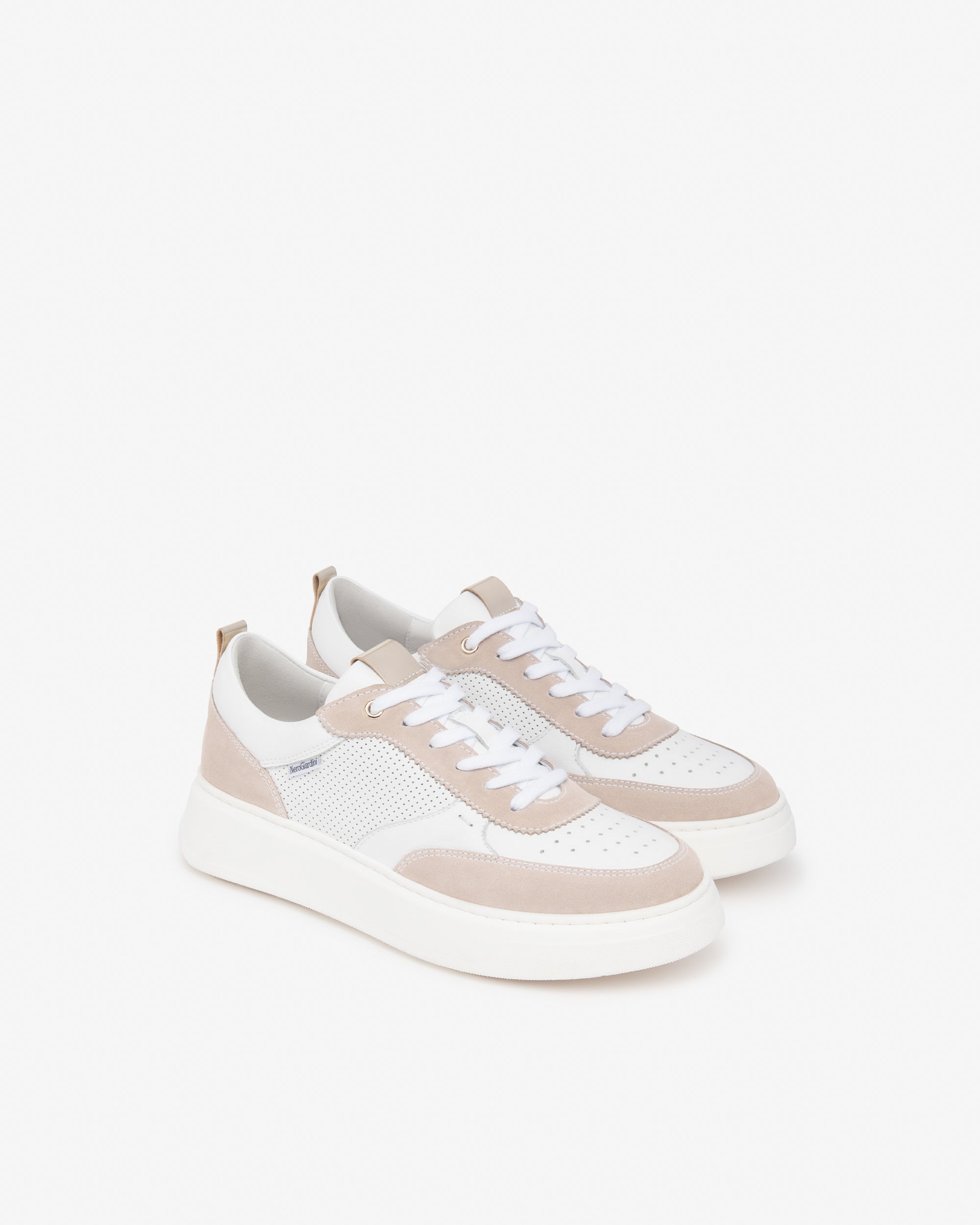 Nero Giardini Sneakers Baskets Femme Suède Cuir