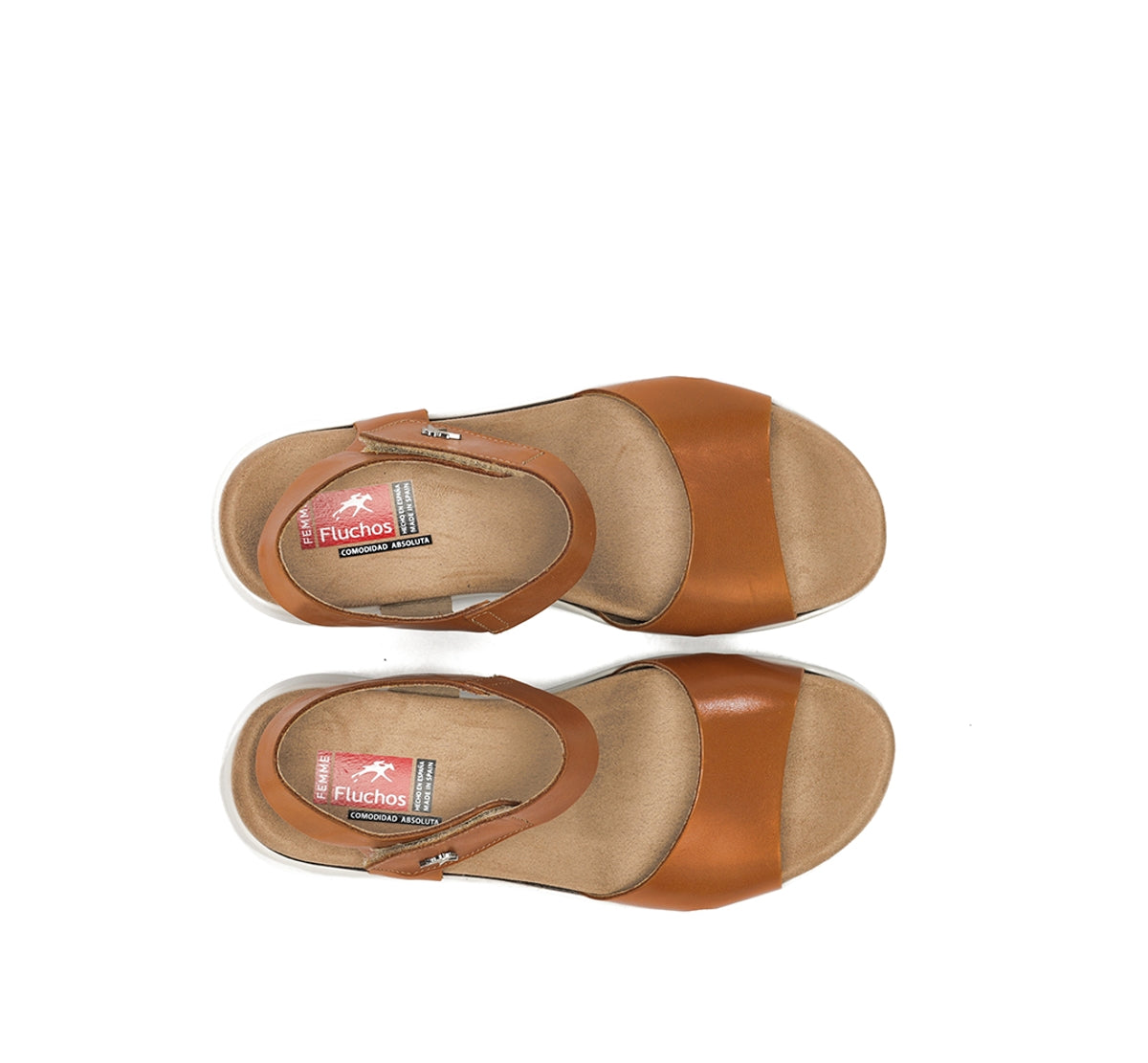 Fluchos Yagon F1475 sandales femme marron cuir