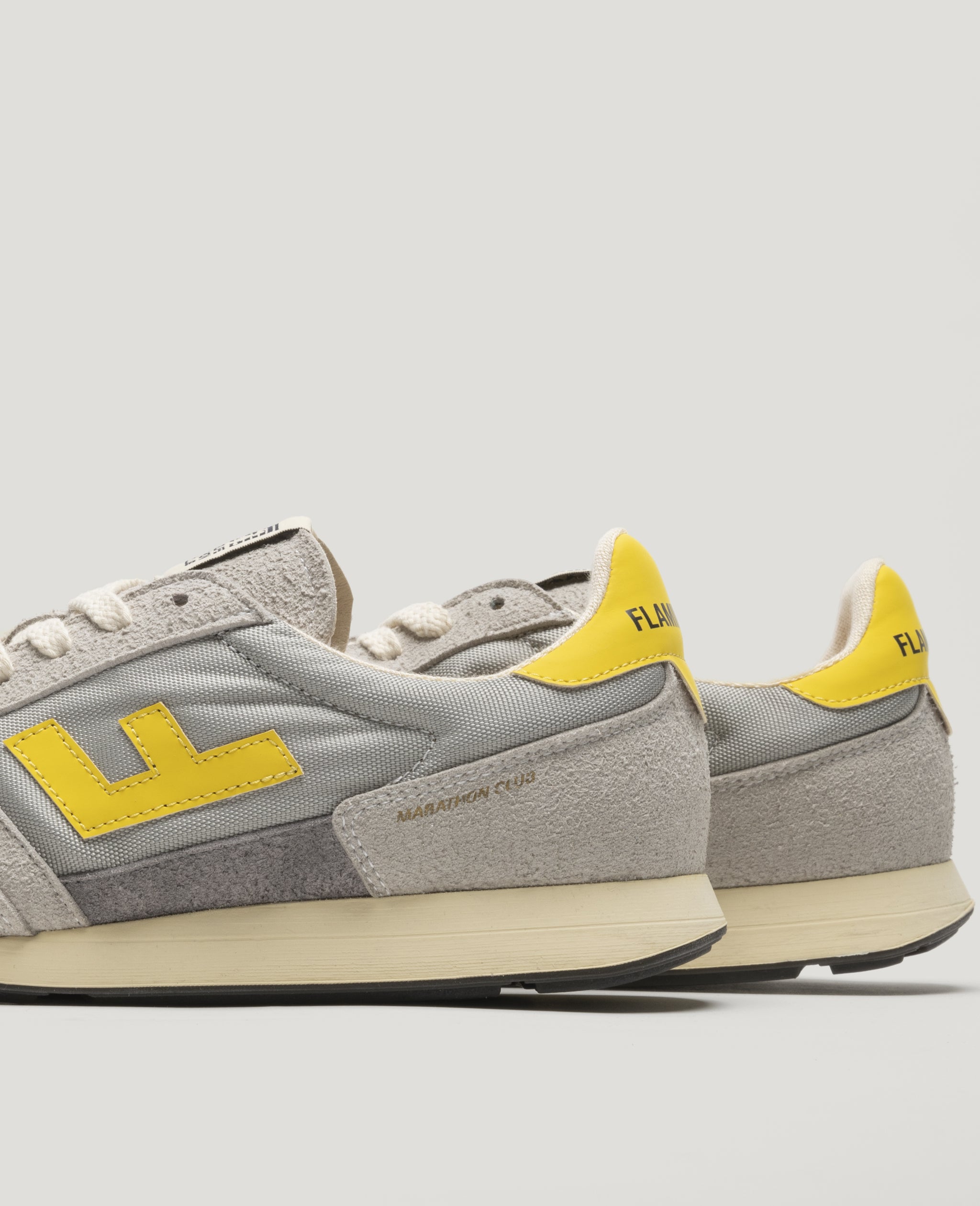 Flamingos Life Marathon Club Gray Lemon baskets vegan gris
