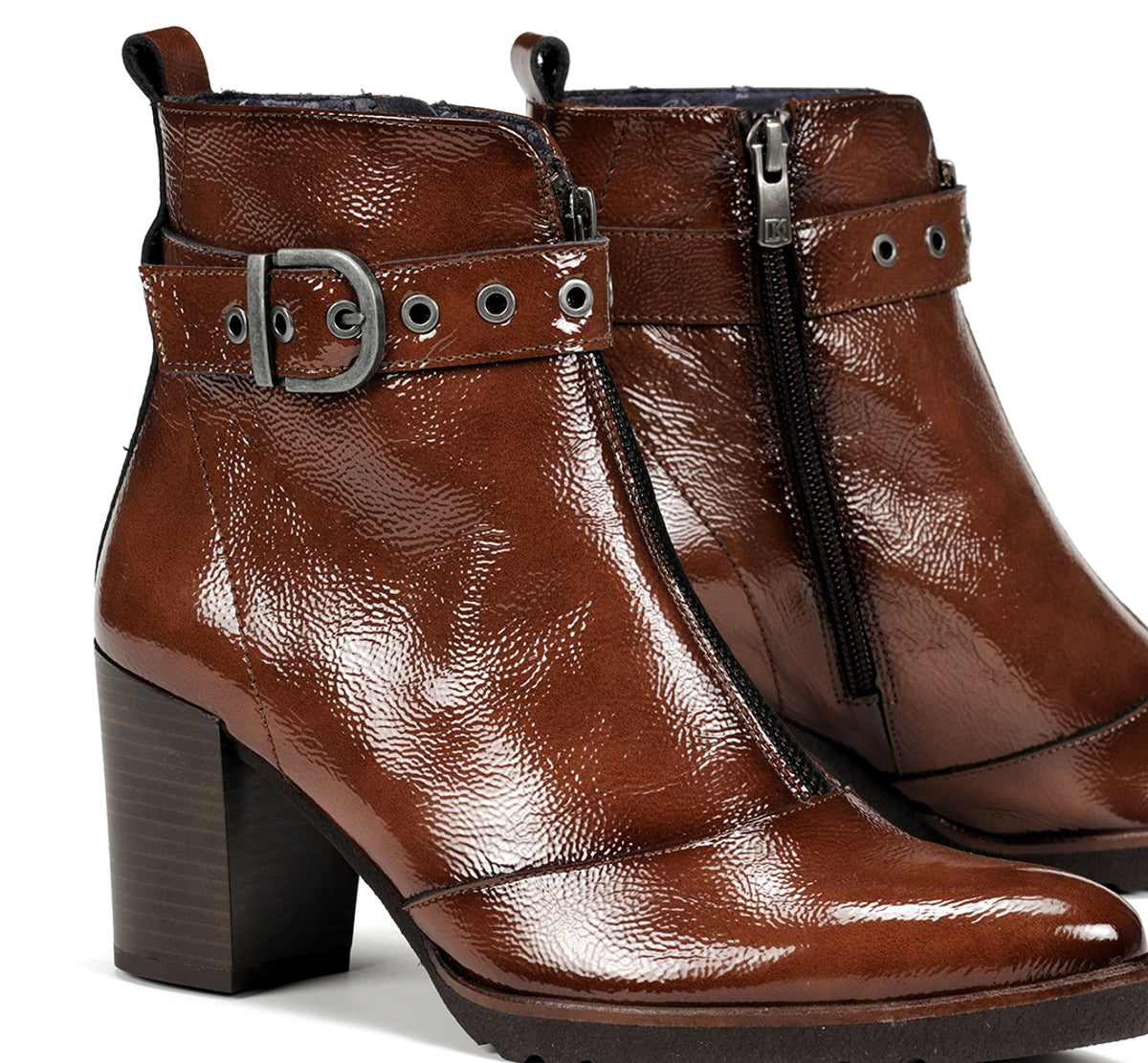 Dorking Thais D8300 bottine femme marron talon