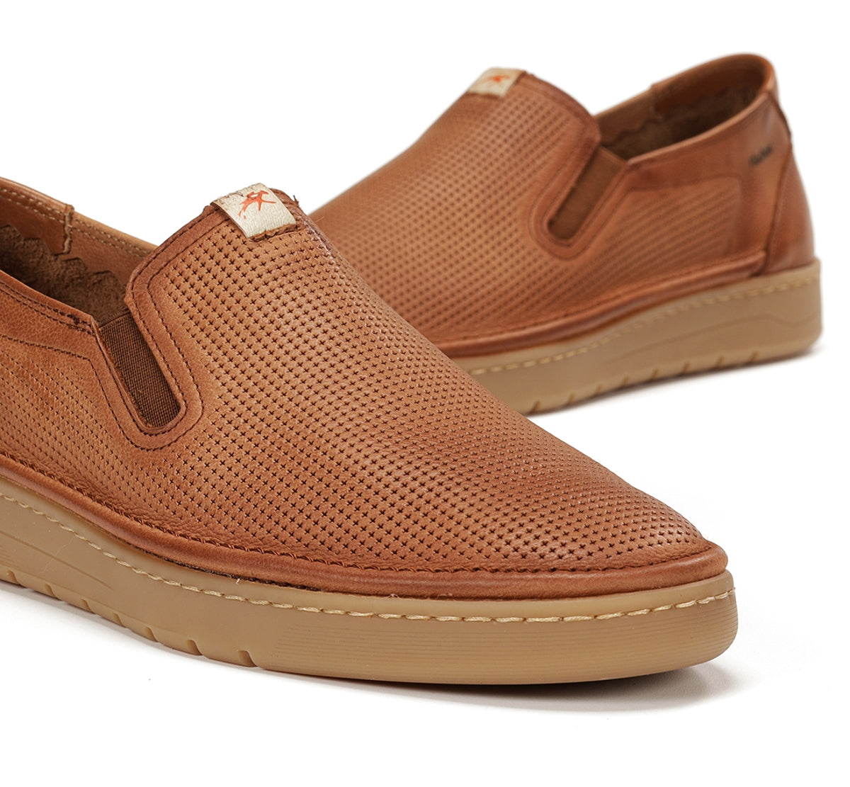 Fluchos Leo F1946 baskets slip on marron homme