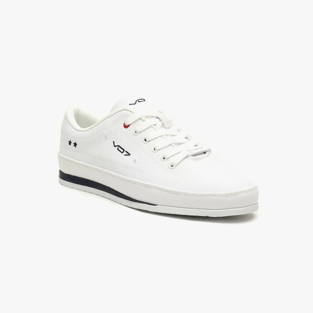 VO7 Yacht 10 White Sneaker Blanche Textile Basse