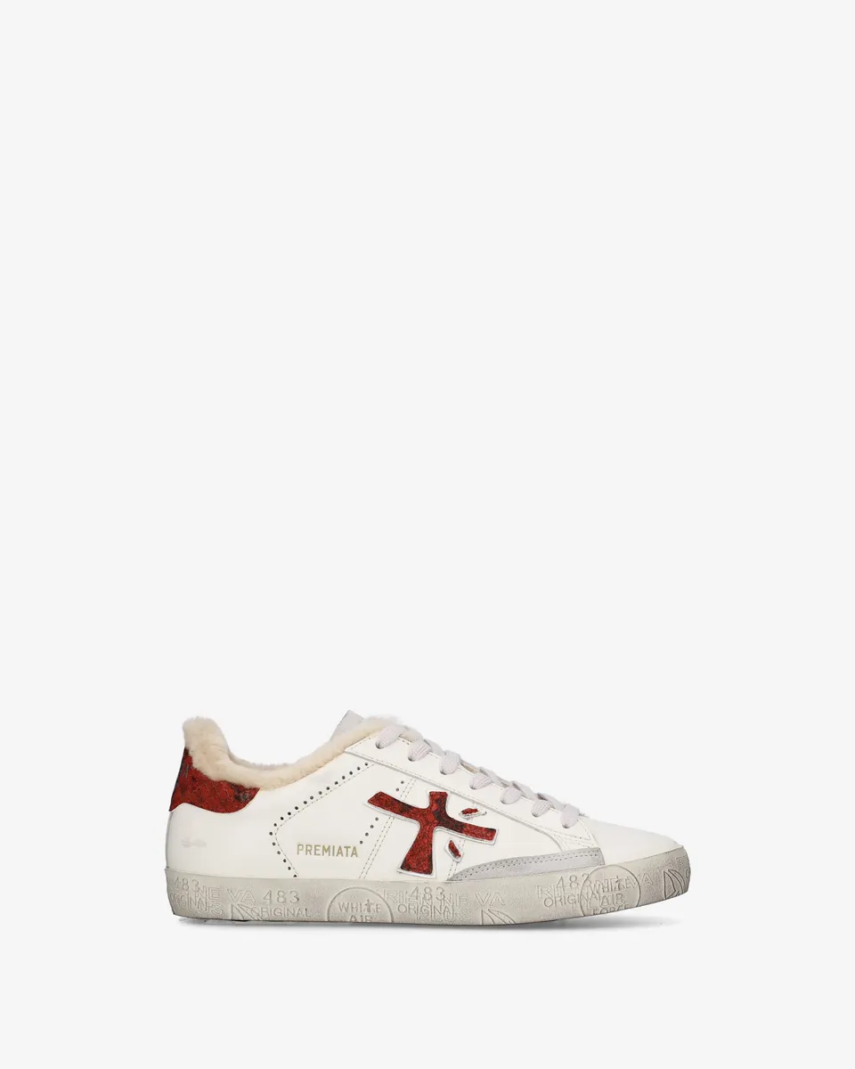 Premiata Stevend 8481M sneakers cuir blanc hiver