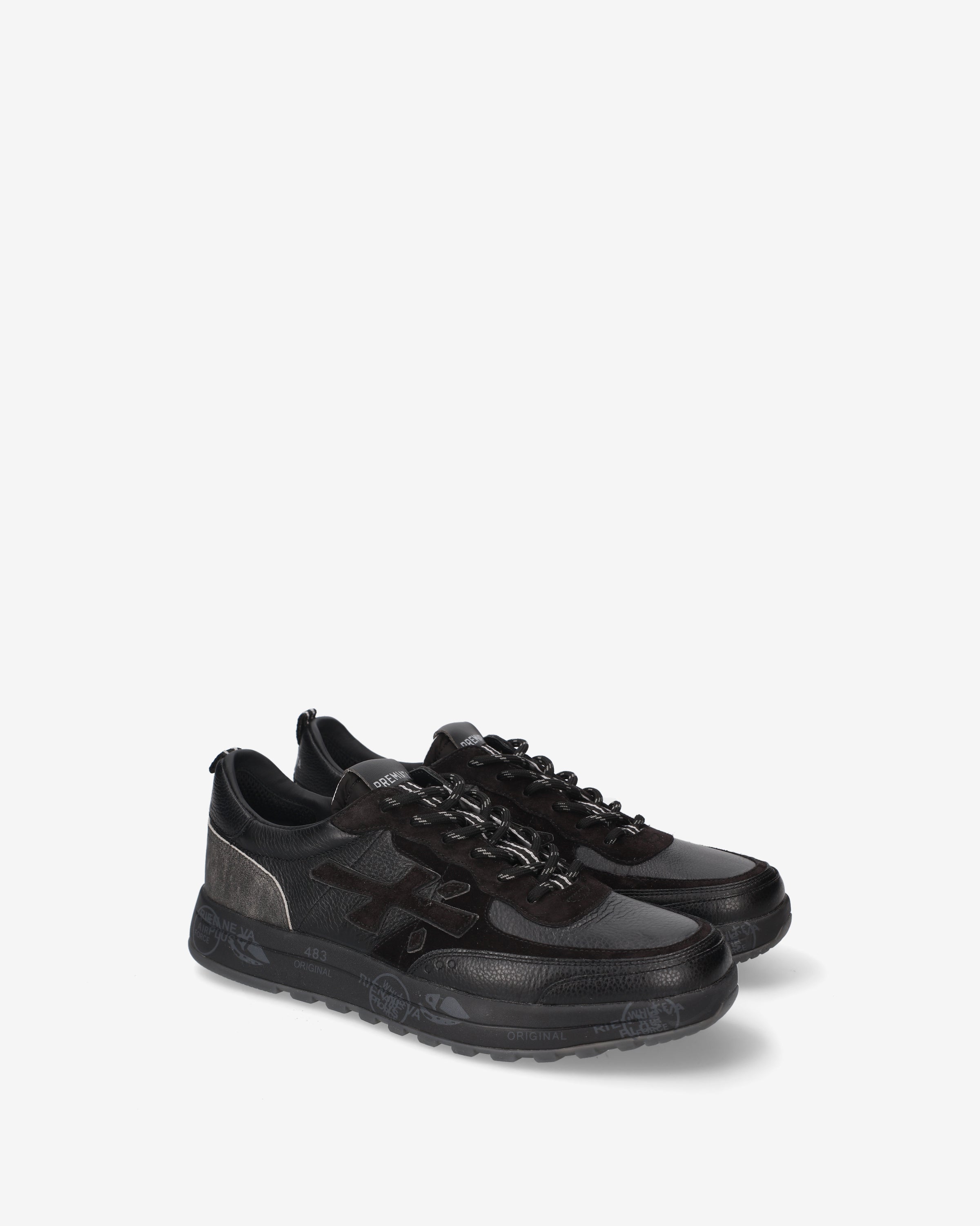 Premiata Nous 8465 sneakers cuir noir homme