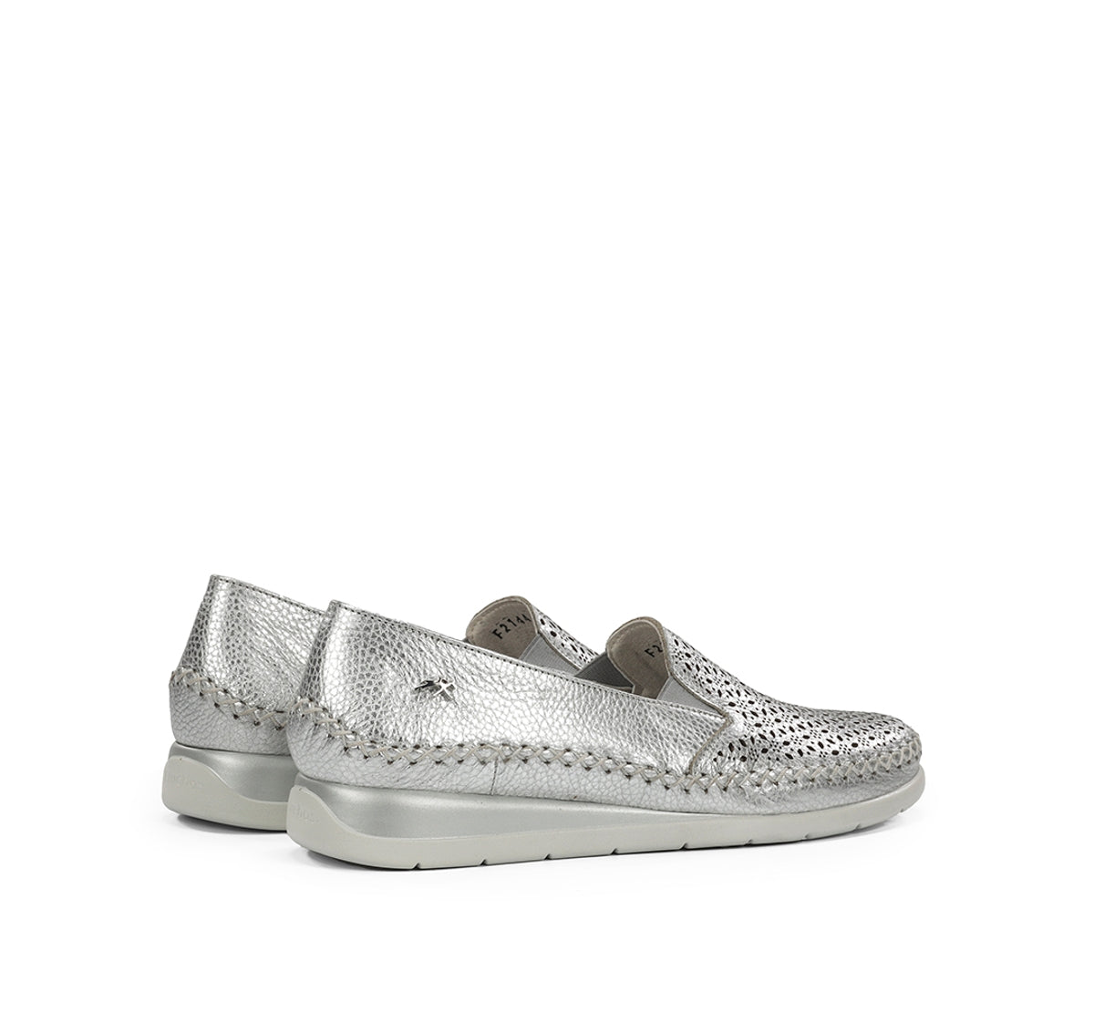 Fluchos Sella F2144 slip on femme argent confort