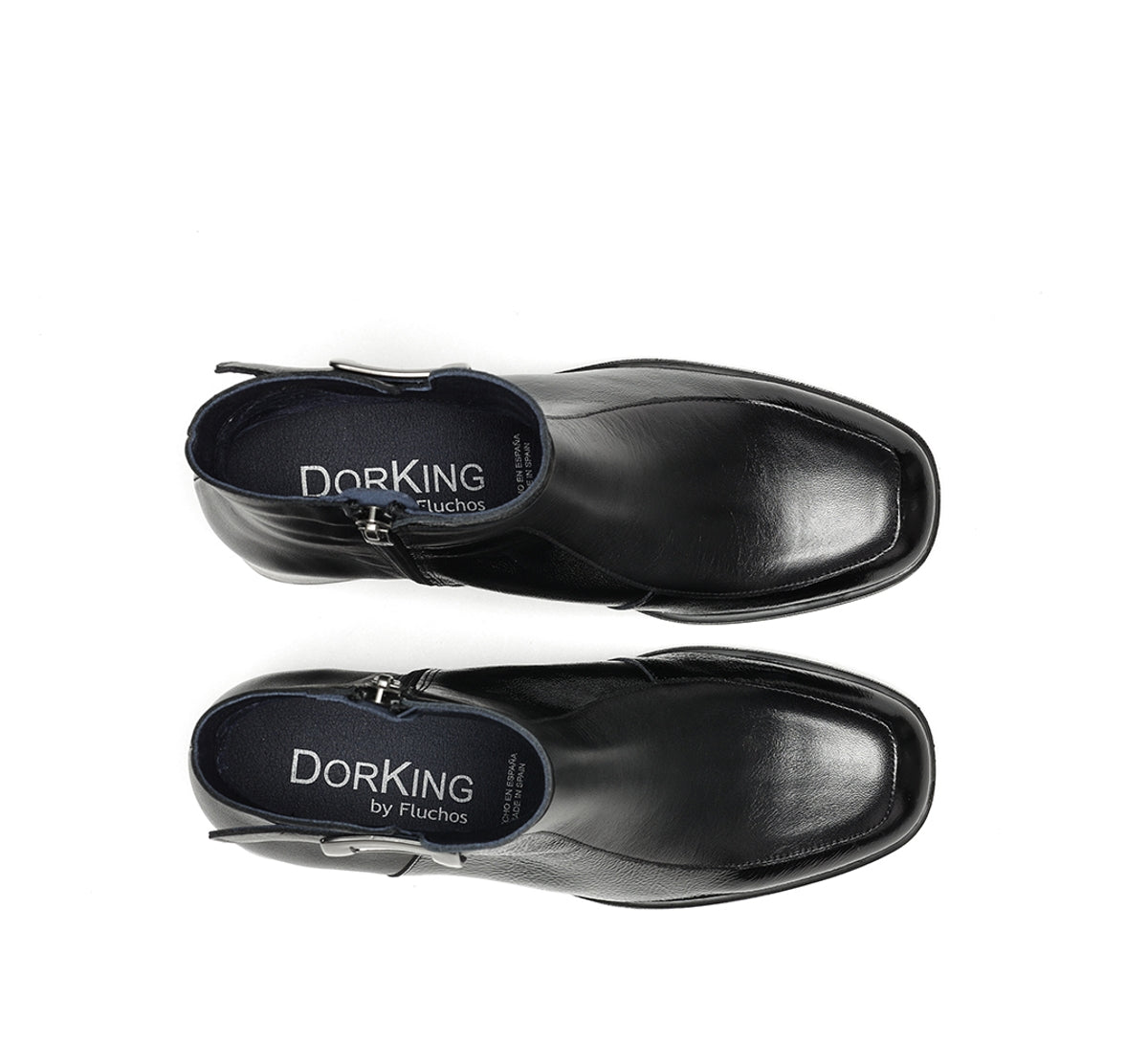 Dorking Ikia D9199 bottine femme noir boucle