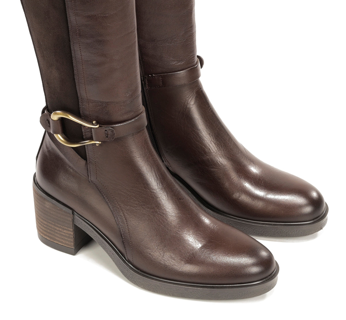 Dorking Aroma D9752 bottes femme marron cuir