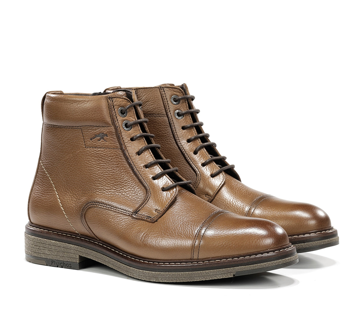 Fluchos Kasper F1822 bottes marron cuir homme confort