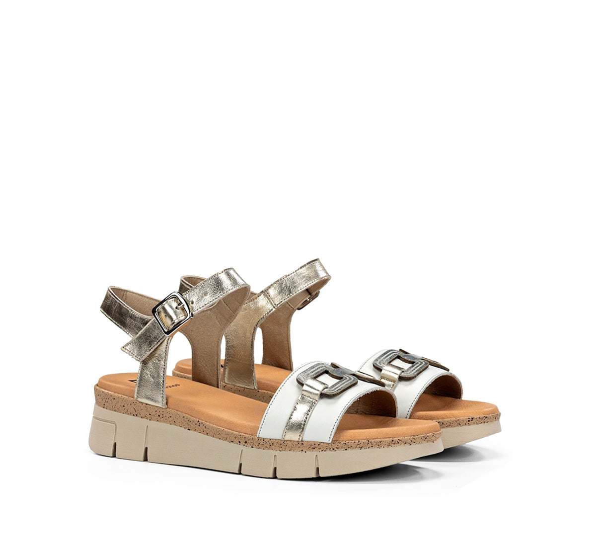 Dorking Klau D9484 sandale femme argent légère