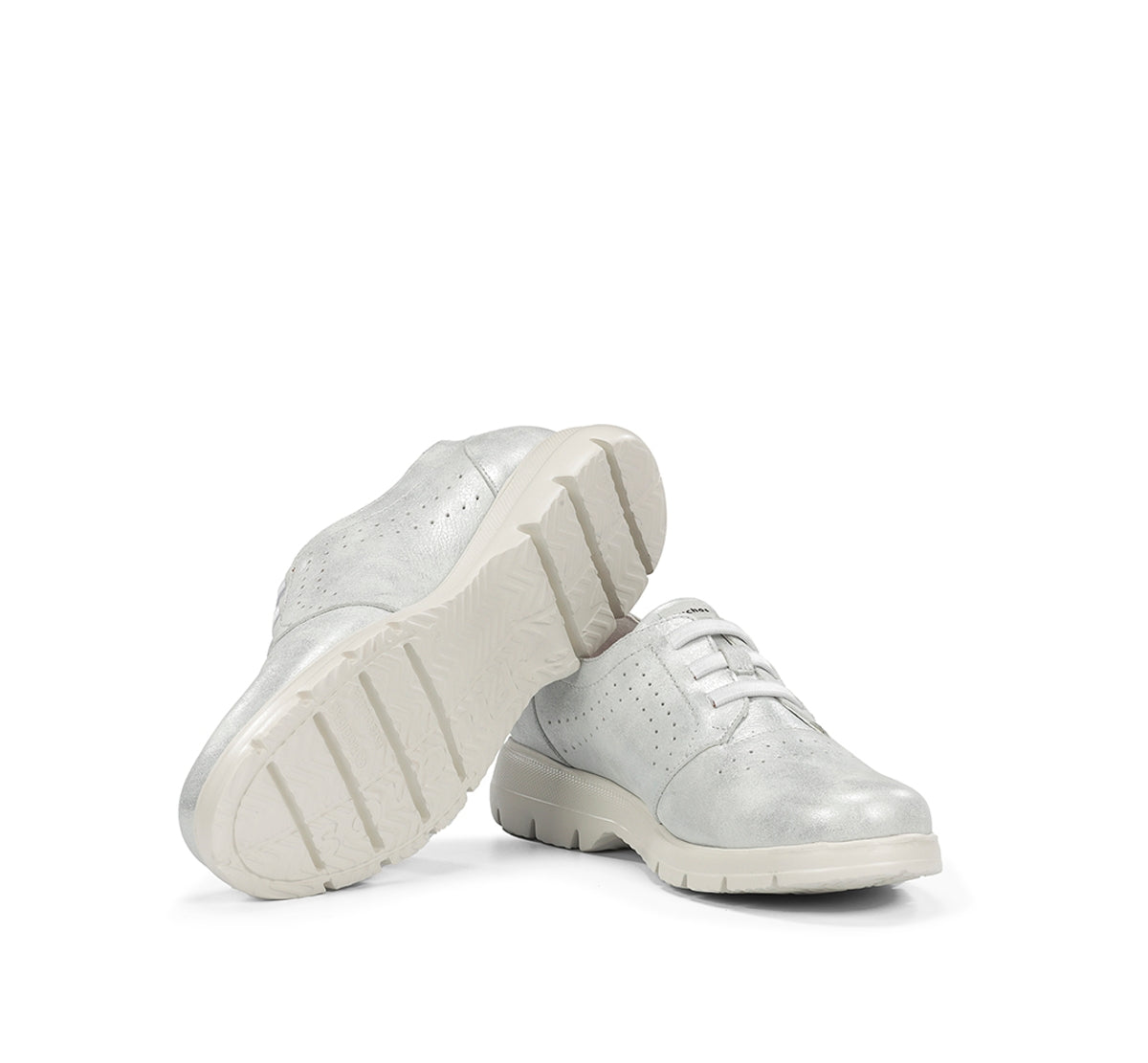 Fluchos Gladis F2202 mocassin argent femme