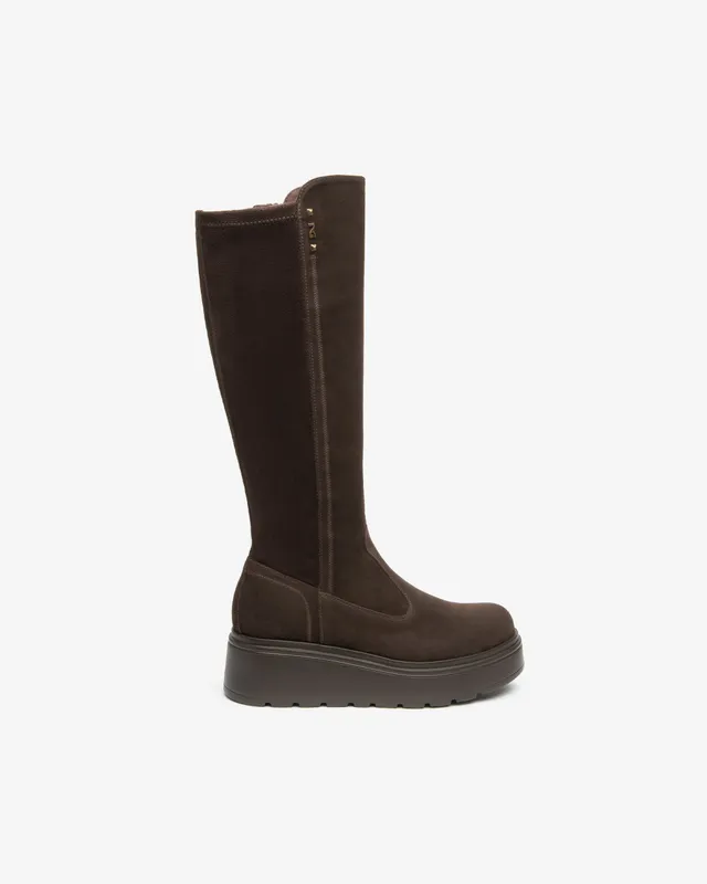 Nero Giardini Boots bottes daim femme plateforme