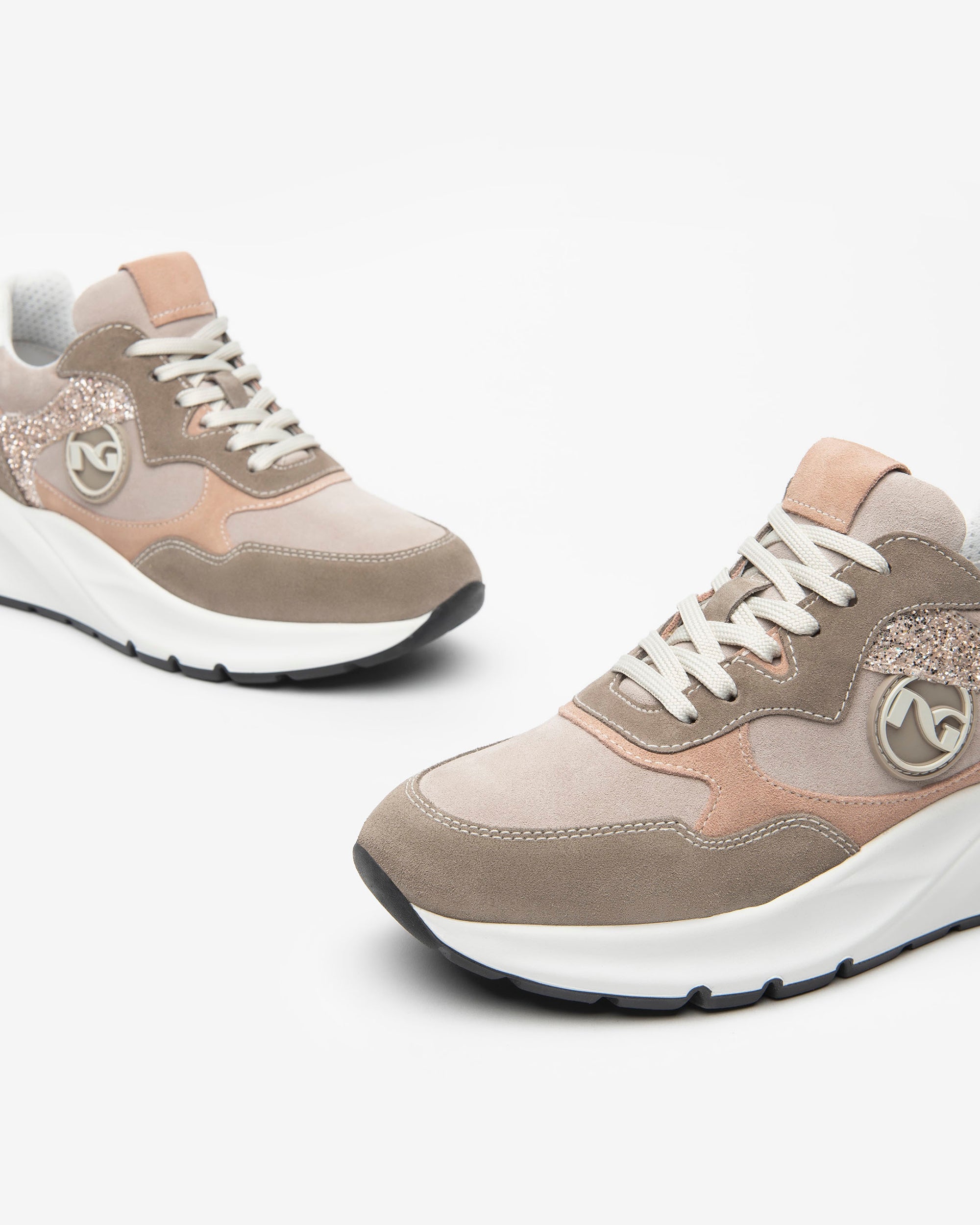 Nero Giardini Sneakers baskets femme daim cuir pointure 38