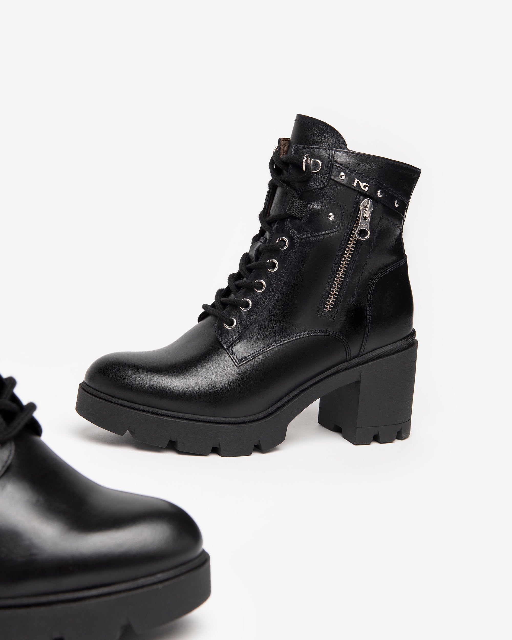 Nero Giardini Combat Boots Rangers Femme Cuir 38