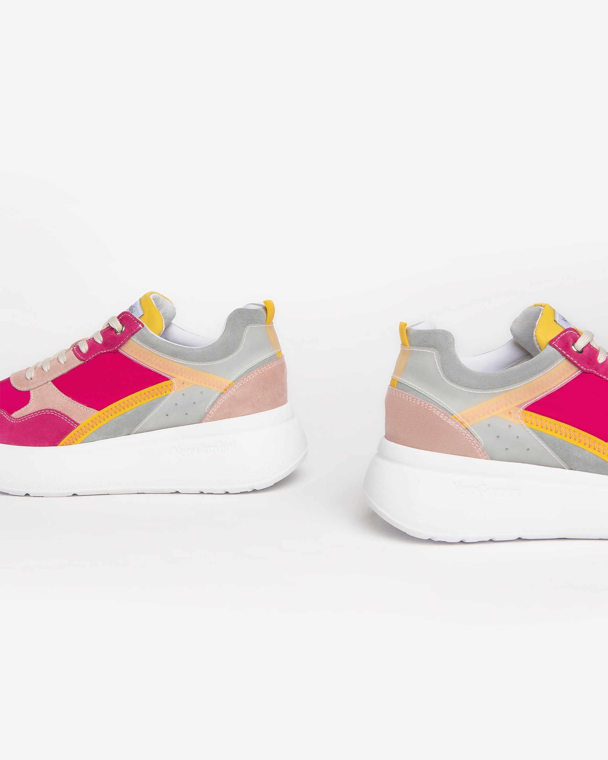 Nero Giardini Sneakers femme suède toile baskets été