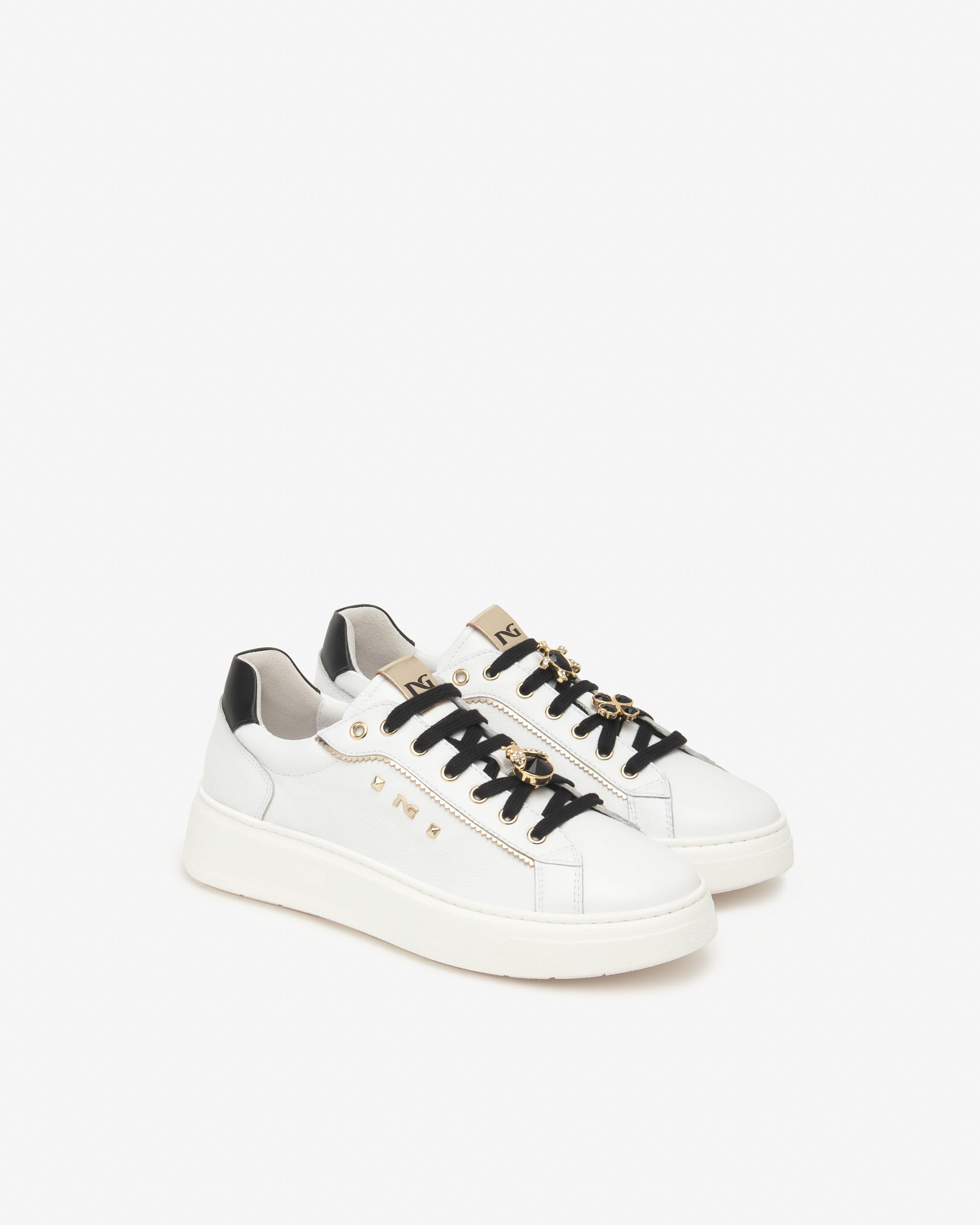 Nero Giardini Sneakers cuir tissu technique femme 38