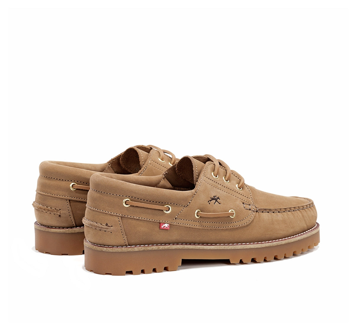 Fluchos Scott F0054 chaussures bateau marron homme